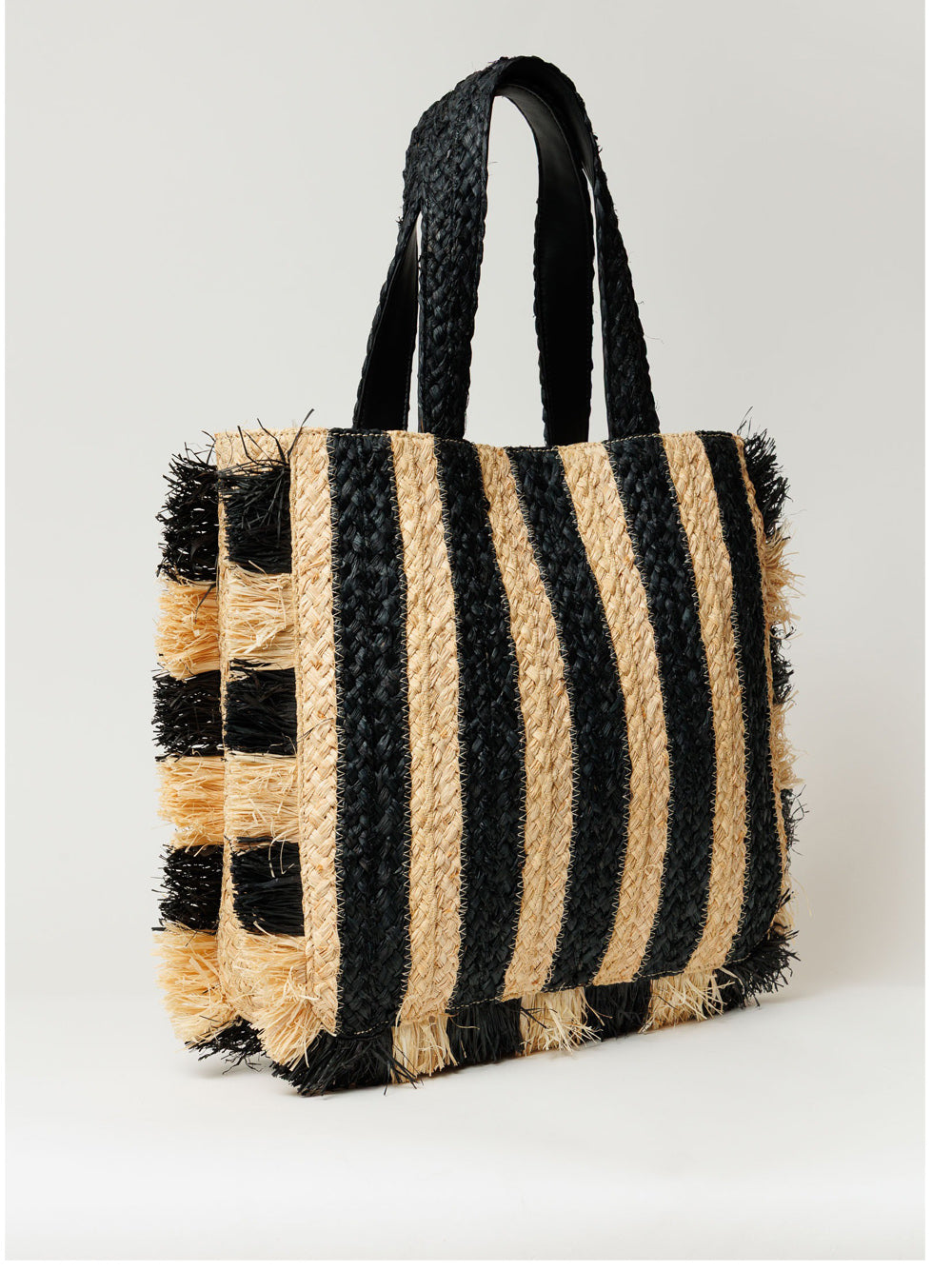 Borsa Shopper Patrizia Pepe da Donna - Beige Nero