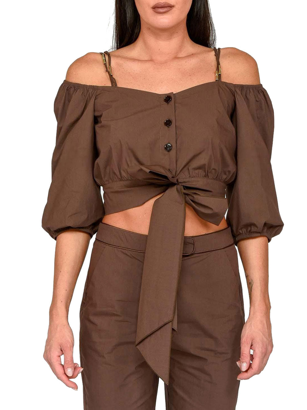 Camicia Patrizia Pepe da Donna - Marrone