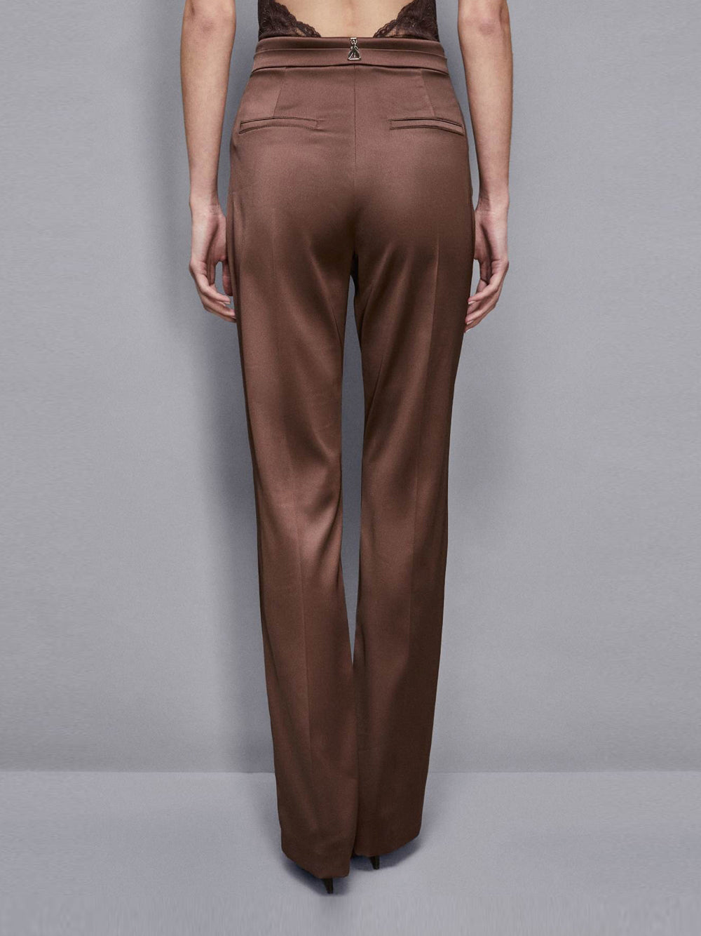 Pantalone Straight Patrizia Pepe da Donna - Marrone
