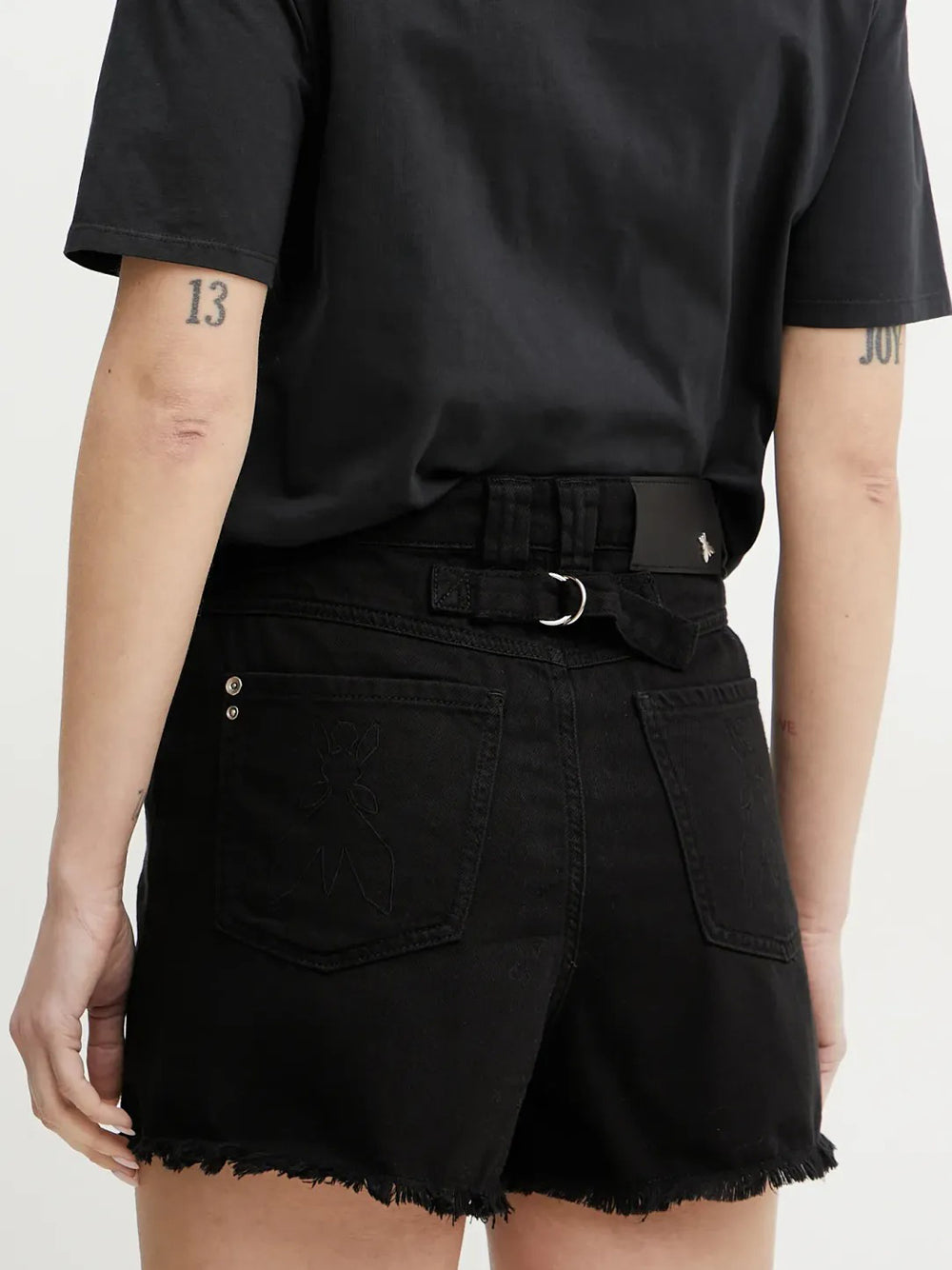 Shorts Jeans Patrizia Pepe da Donna - Nero