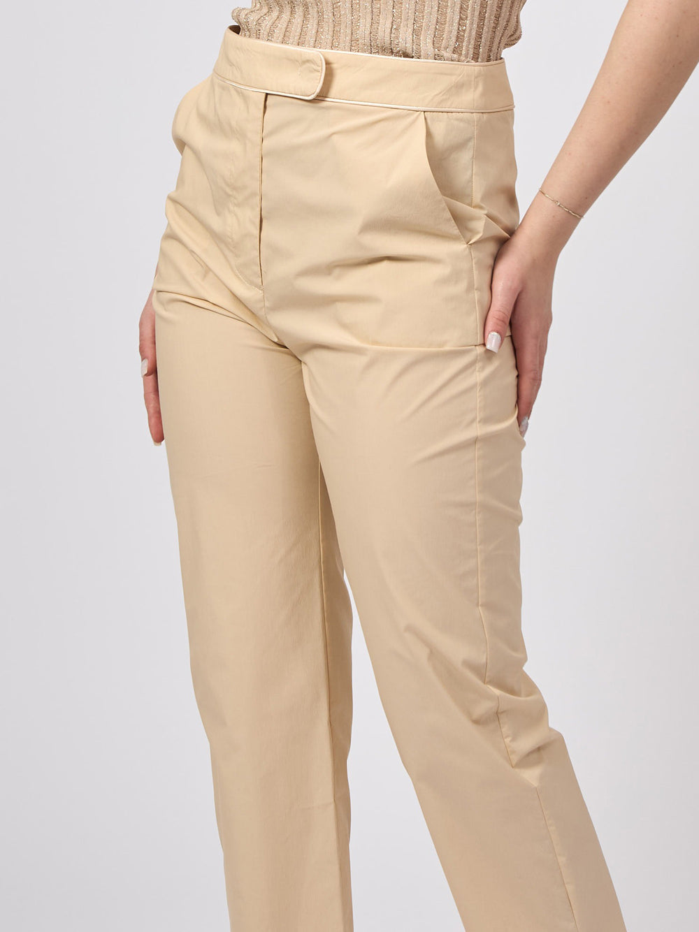 Pantalone Chino Patrizia Pepe da Donna - Beige