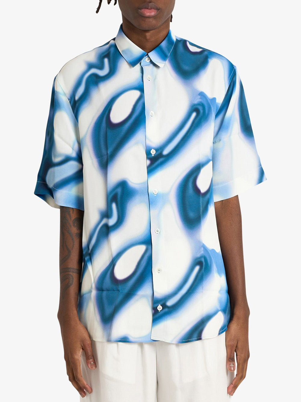 Camicia Fantasia Patrizia Pepe da Uomo - Blu