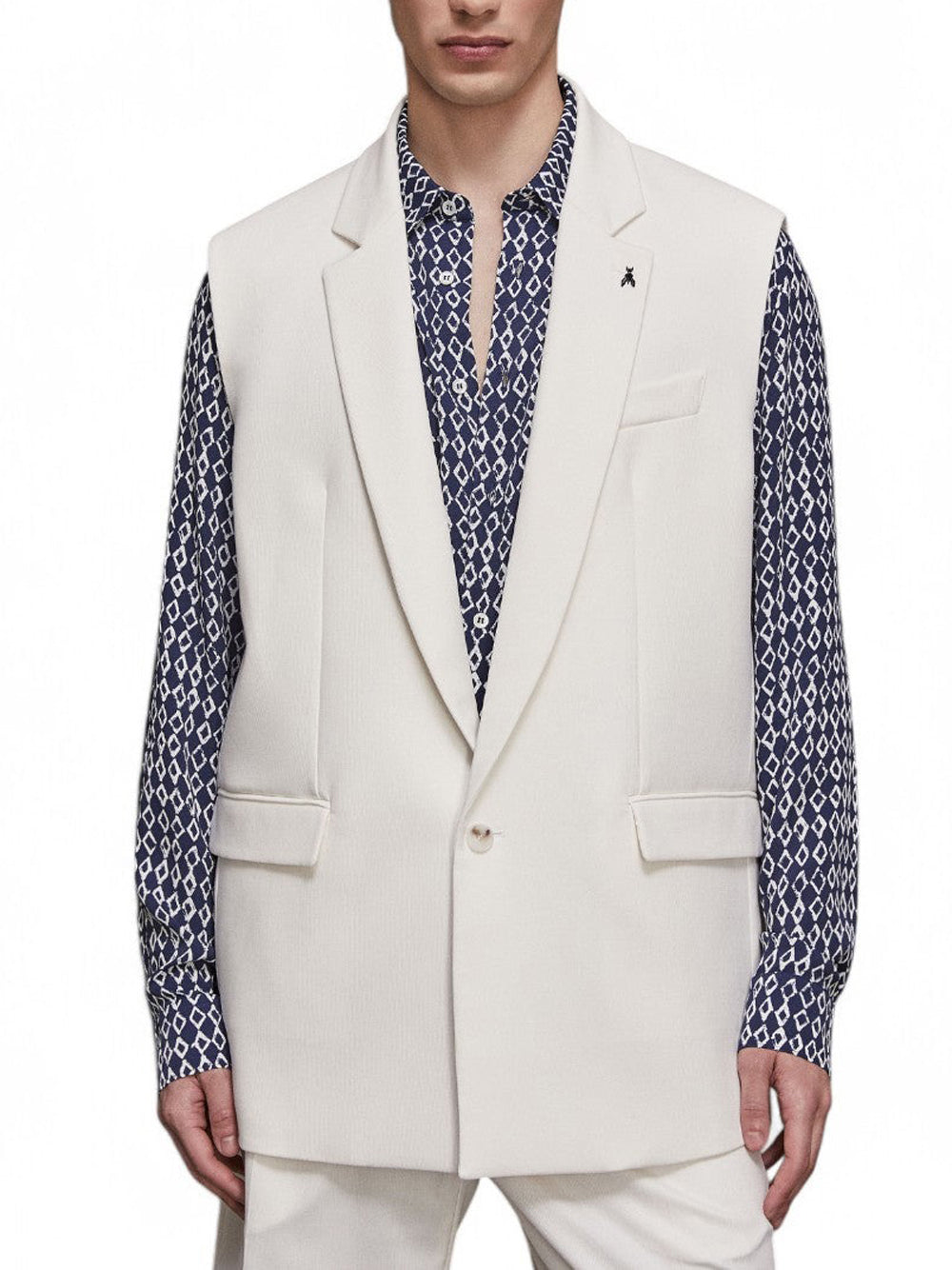 Gilet Patrizia Pepe da Uomo - Bianco