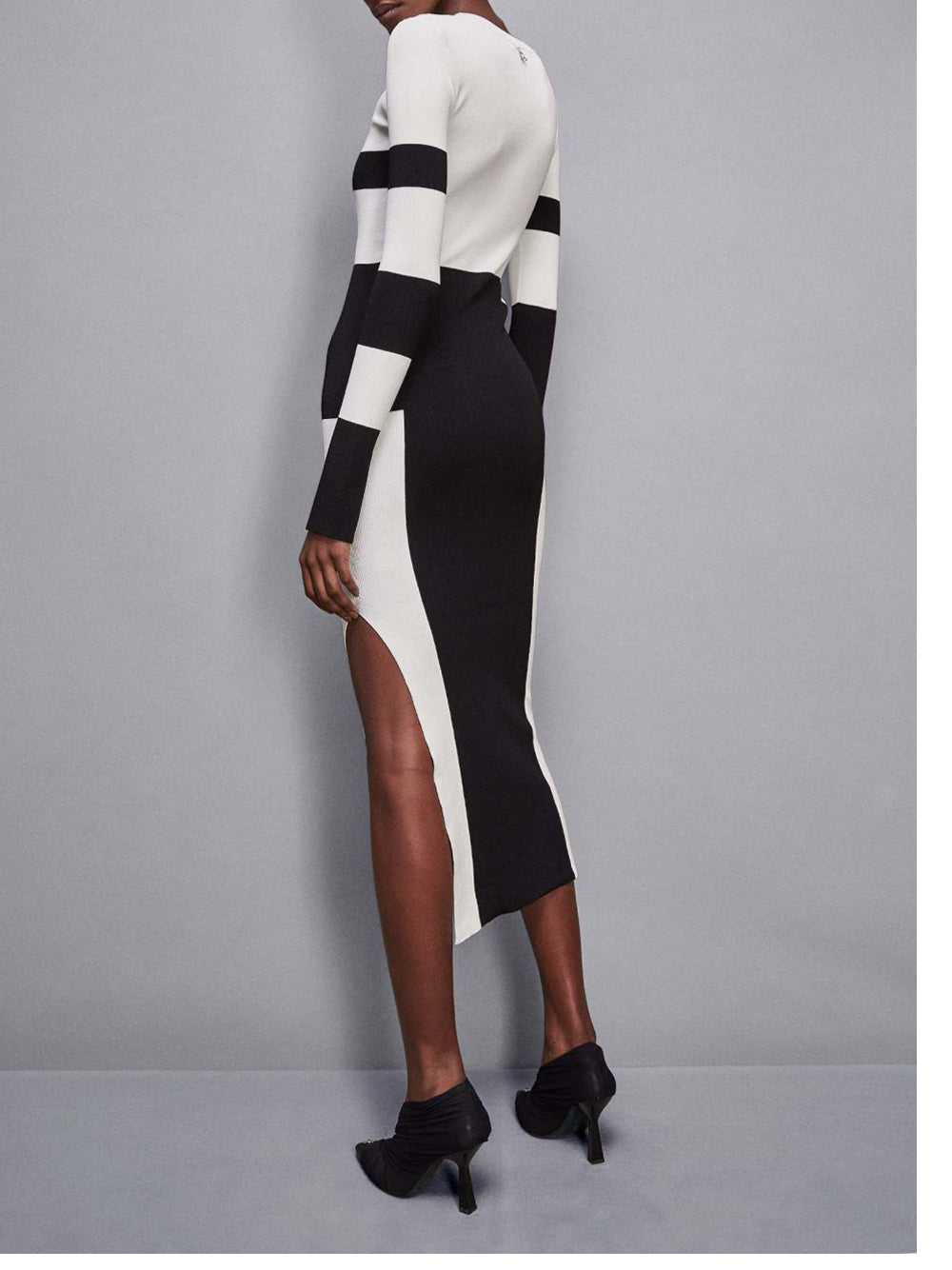 Vestito Midi Patrizia Pepe da Donna - Nero Bianco