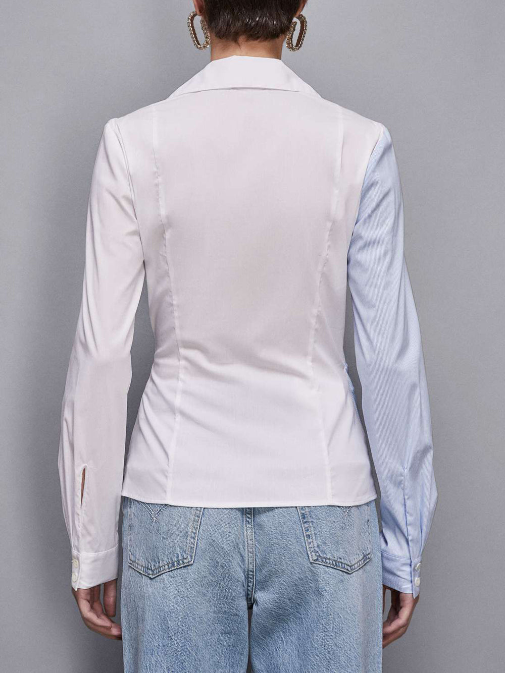 Camicia Patrizia Pepe da Donna - Celeste Bianco