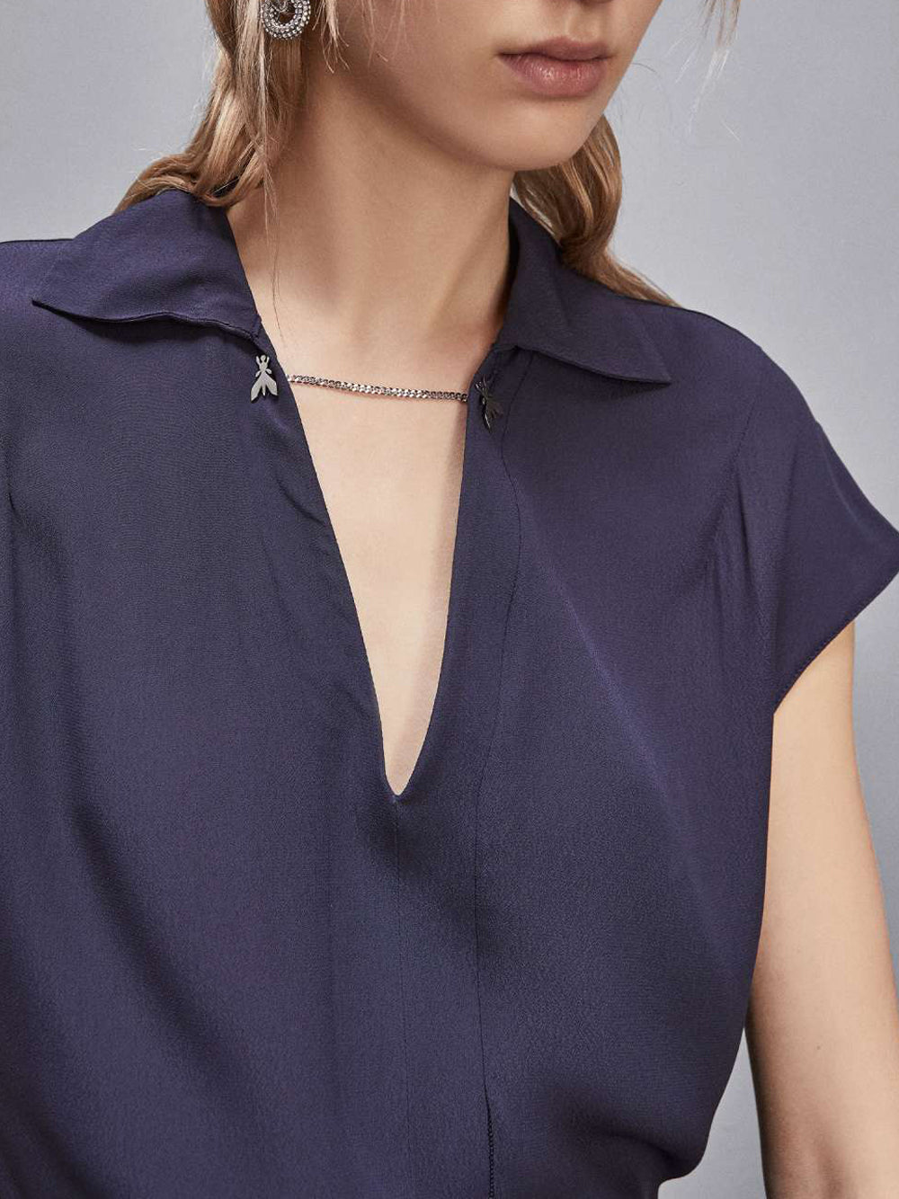 Blusa Patrizia Pepe da Donna - Blu