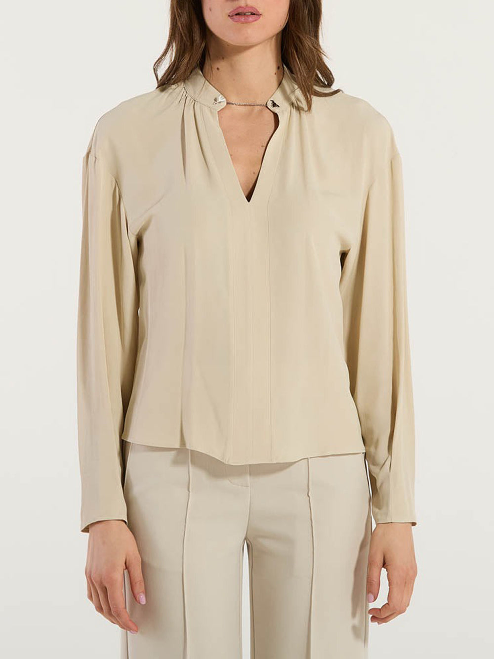 Blusa Patrizia Pepe da Donna - Beige