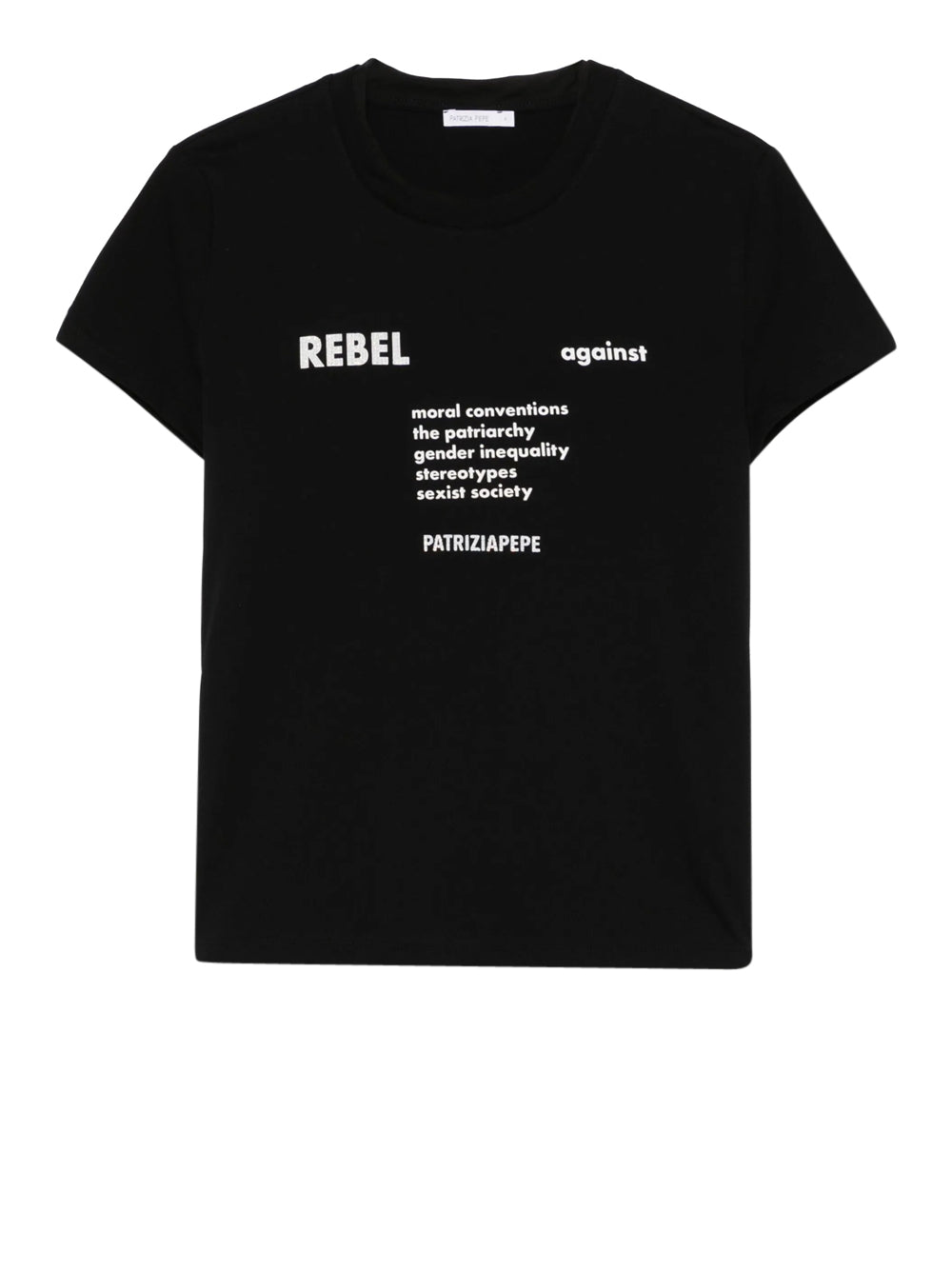 T-shirt Patrizia Pepe da Donna - Nero