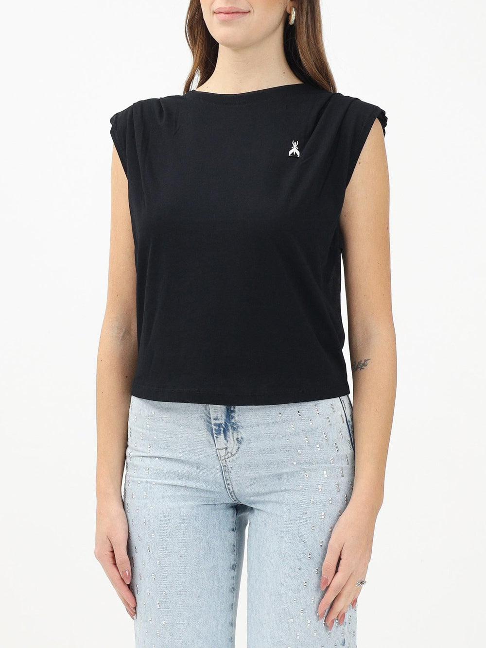 T-shirt Patrizia Pepe da Donna - Nero