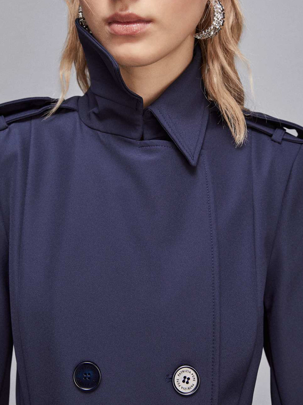 Trench Patrizia Pepe da Donna - Blu