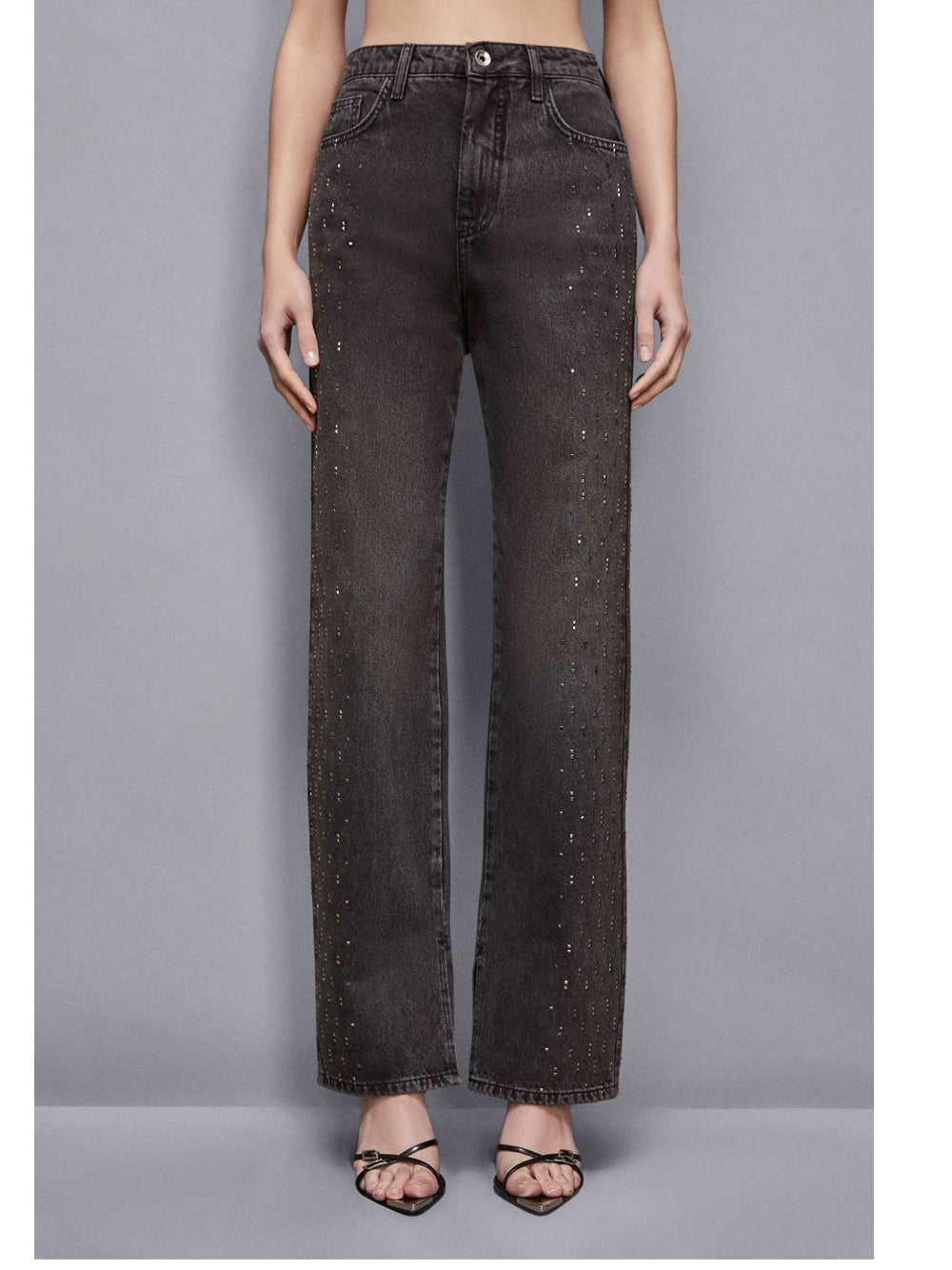 Jeans a Palazzo Patrizia Pepe da Donna - Nero
