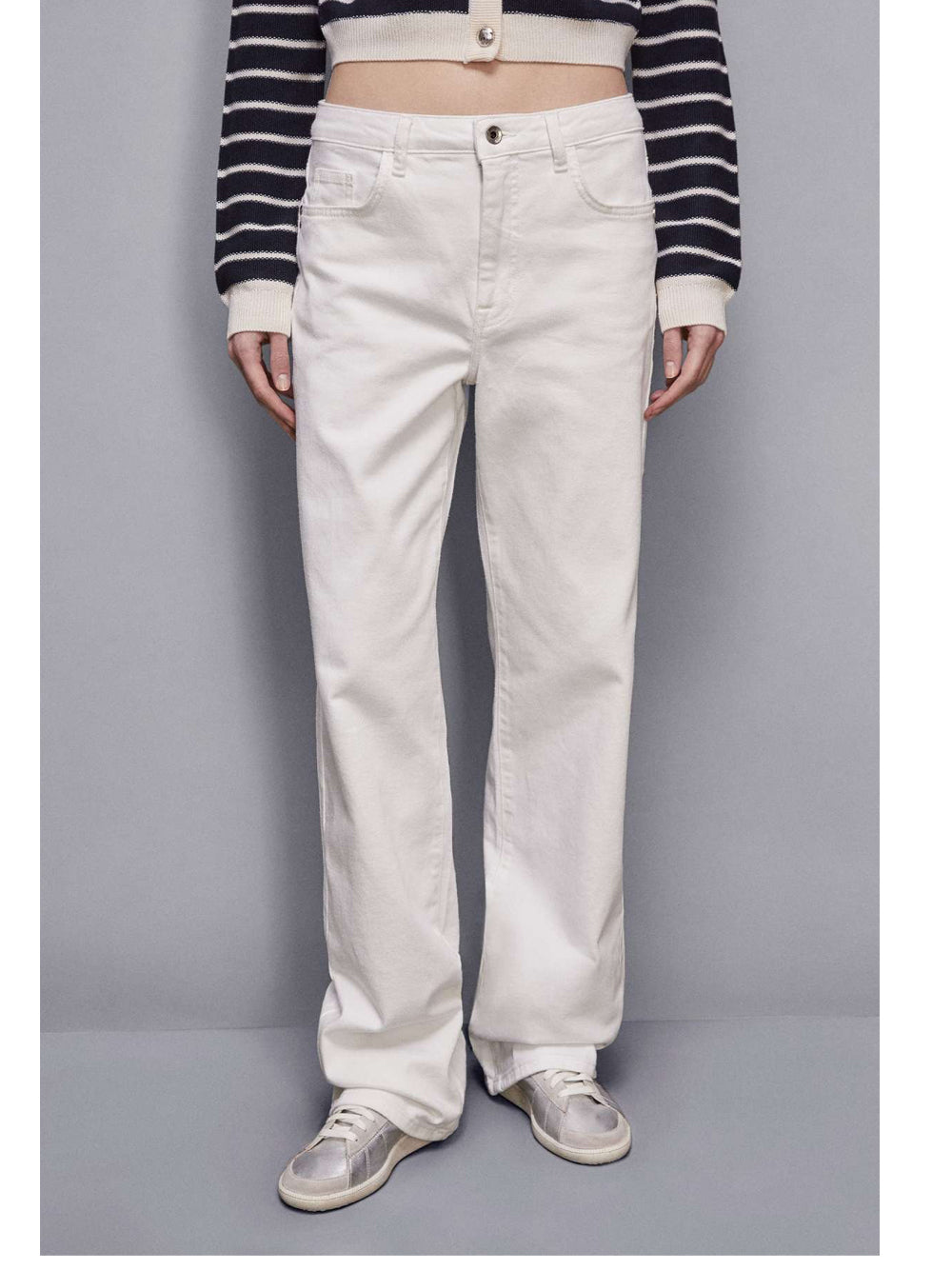 Jeans Straight Patrizia Pepe da Donna - Bianco