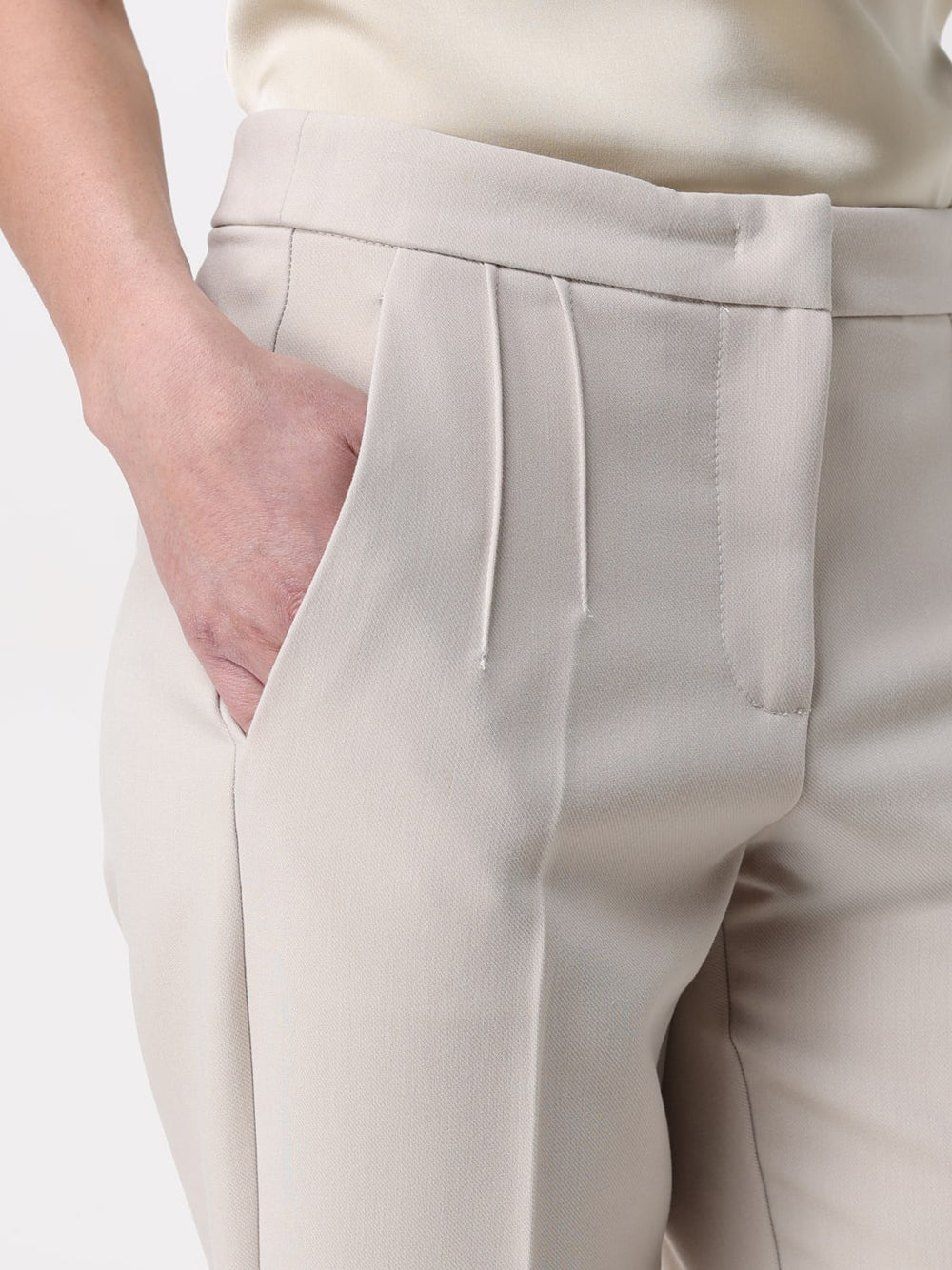 Pantalone Chino Patrizia Pepe da Donna - Beige