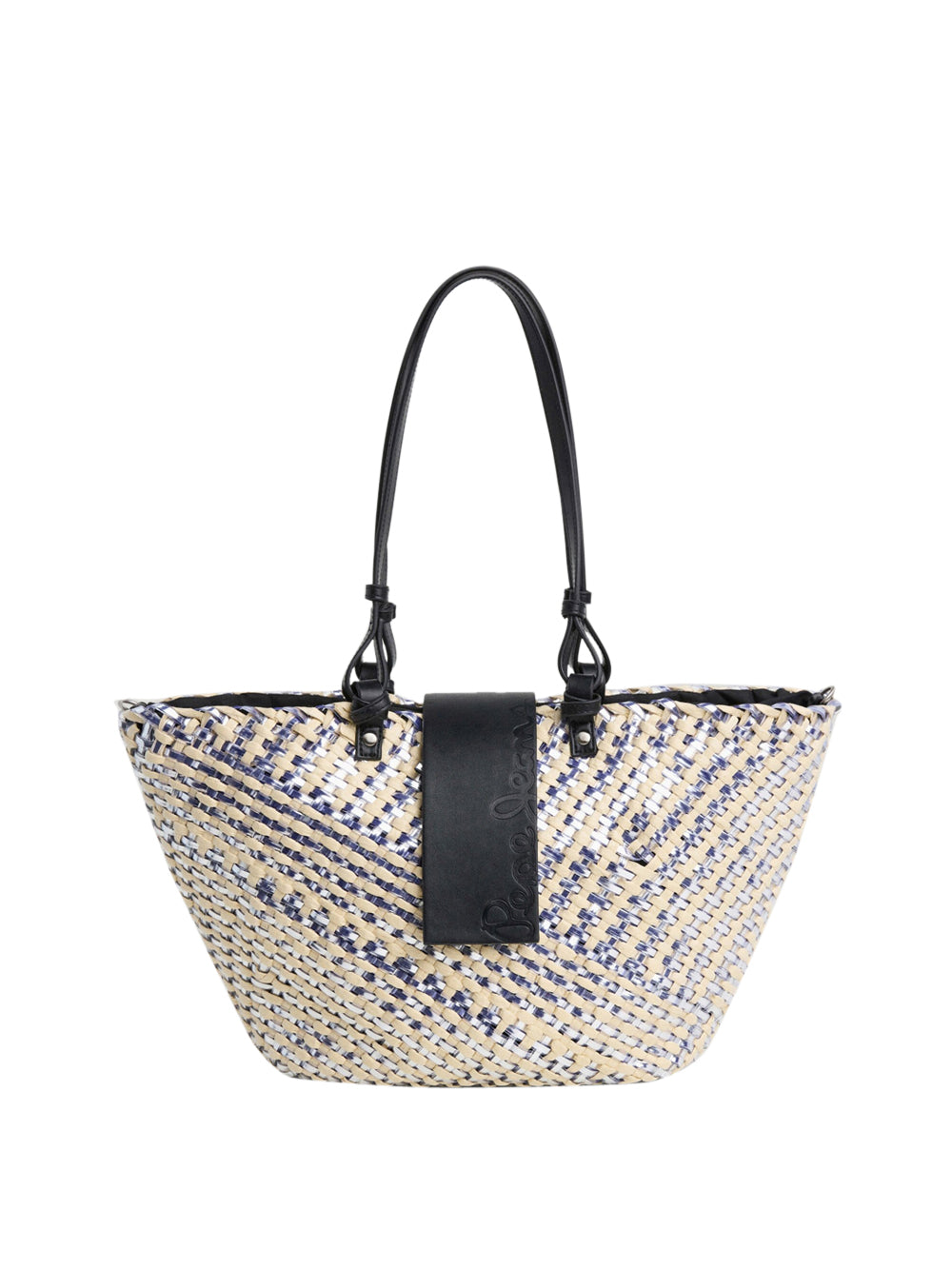 Borsa Shopper Pepe Jeans Casy Glow da Donna - Nero