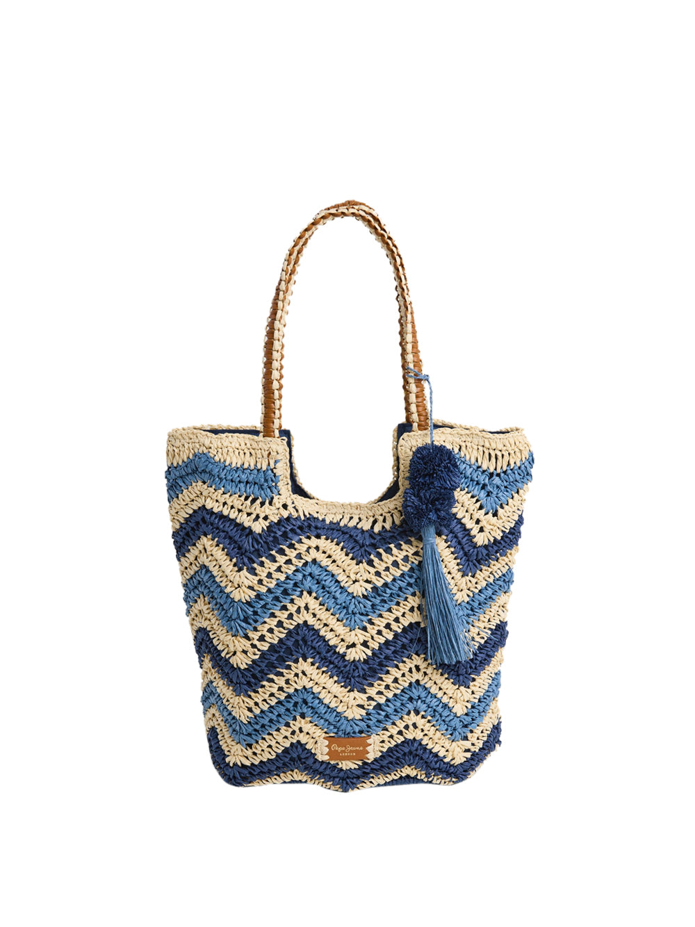Borsa Shopper Pepe Jeans Cassilda Bali da Donna - Blu