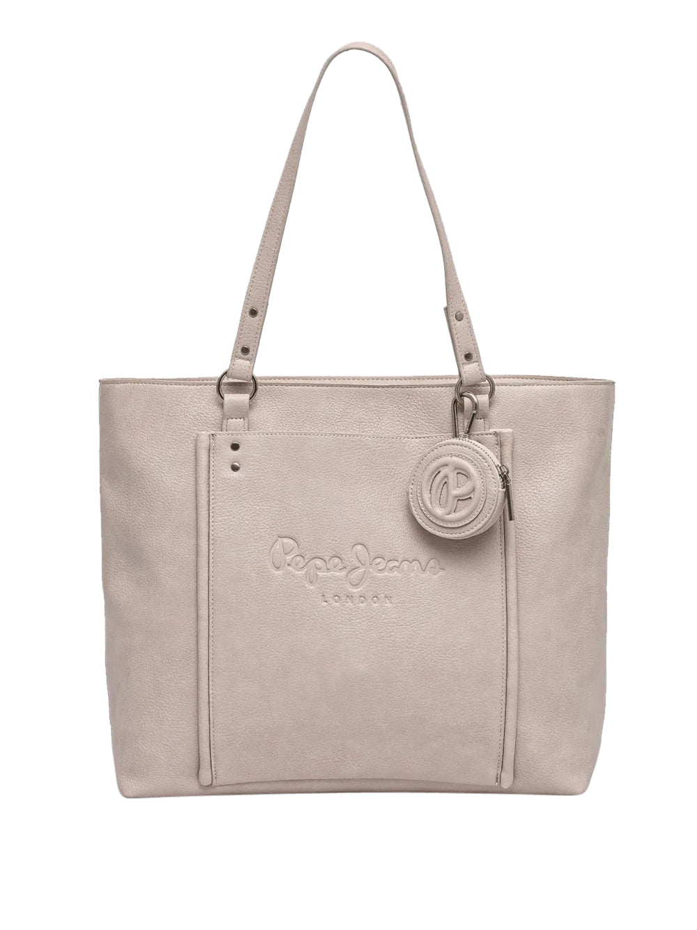 Borsa Shopper Pepe Jeans Bellamie da Donna - Avorio