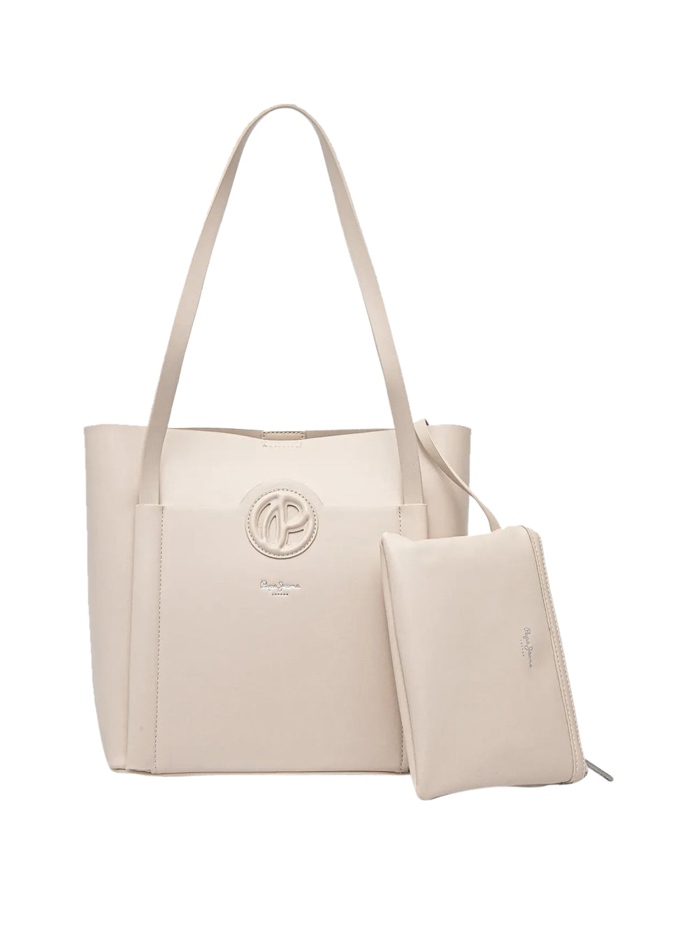 Borsa Shopper Pepe Jeans Colbie da Donna - Bianco