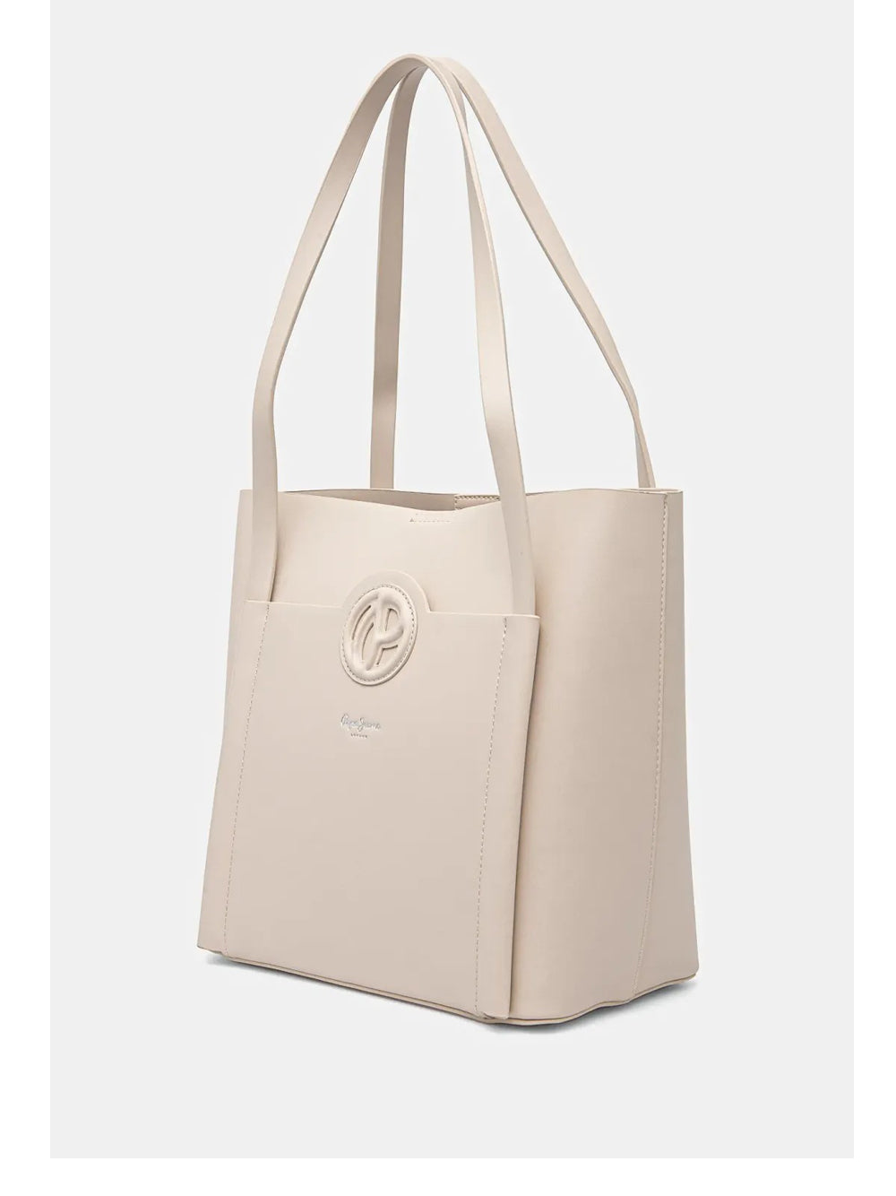 Borsa Shopper Pepe Jeans Colbie da Donna - Bianco
