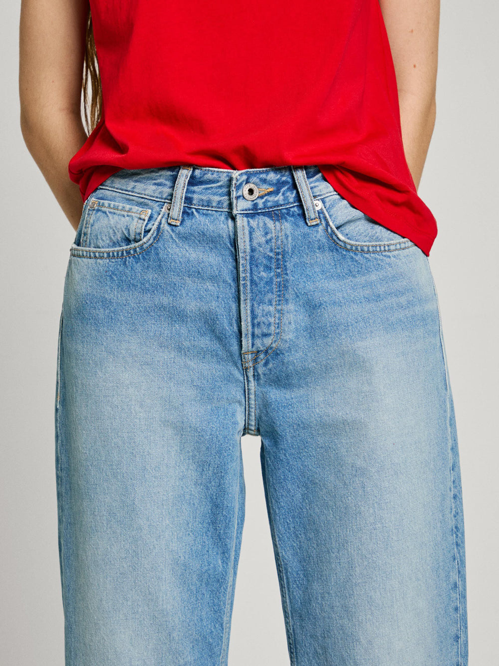 Jeans Straight Pepe Jeans Robyn da Donna - Denim