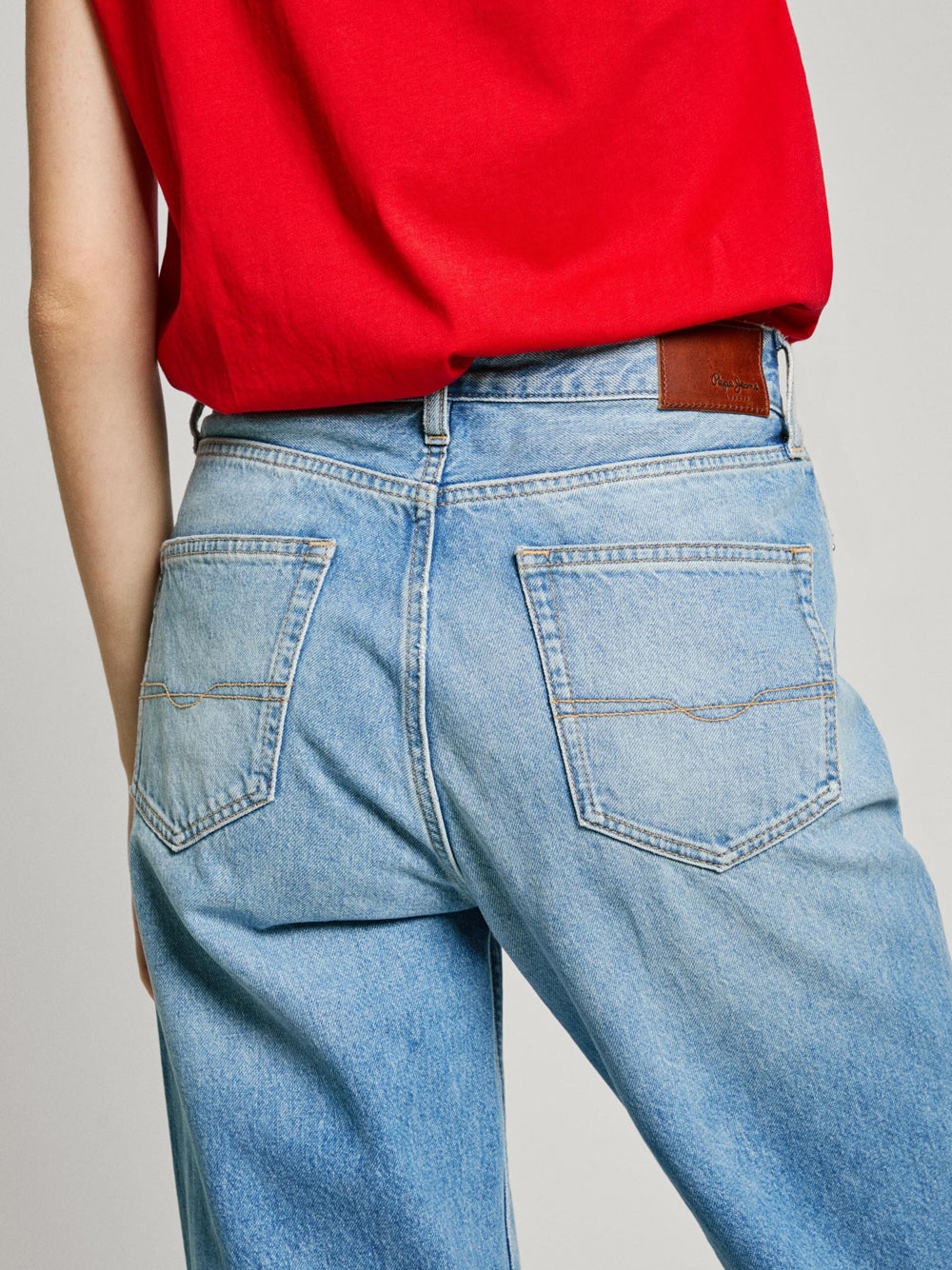 Jeans Straight Pepe Jeans Robyn da Donna - Denim