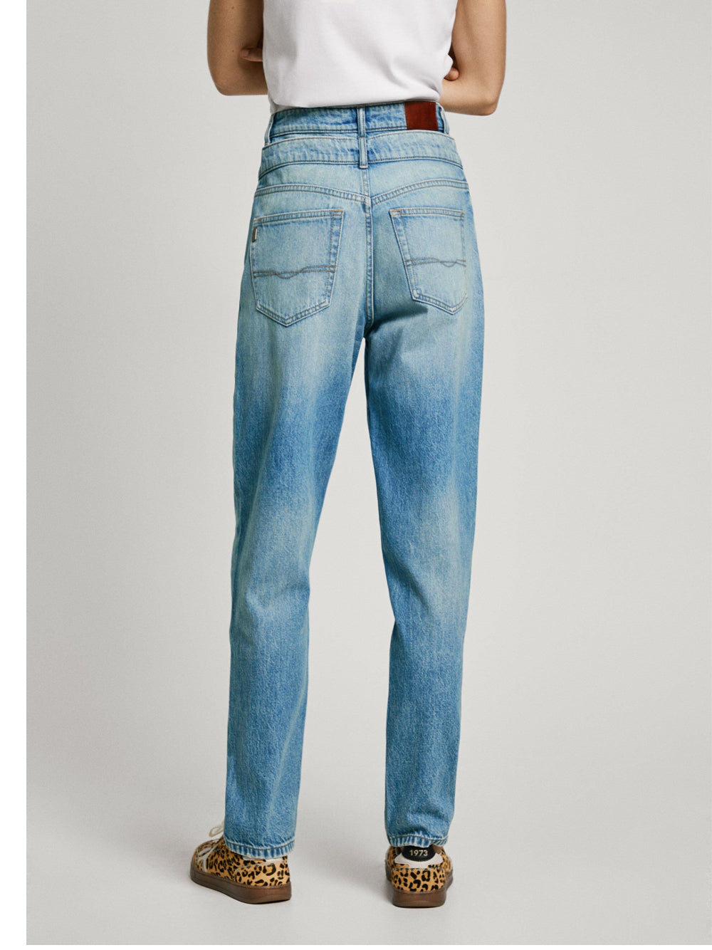 Jeans Tapered Pepe Jeans da Donna - Denim