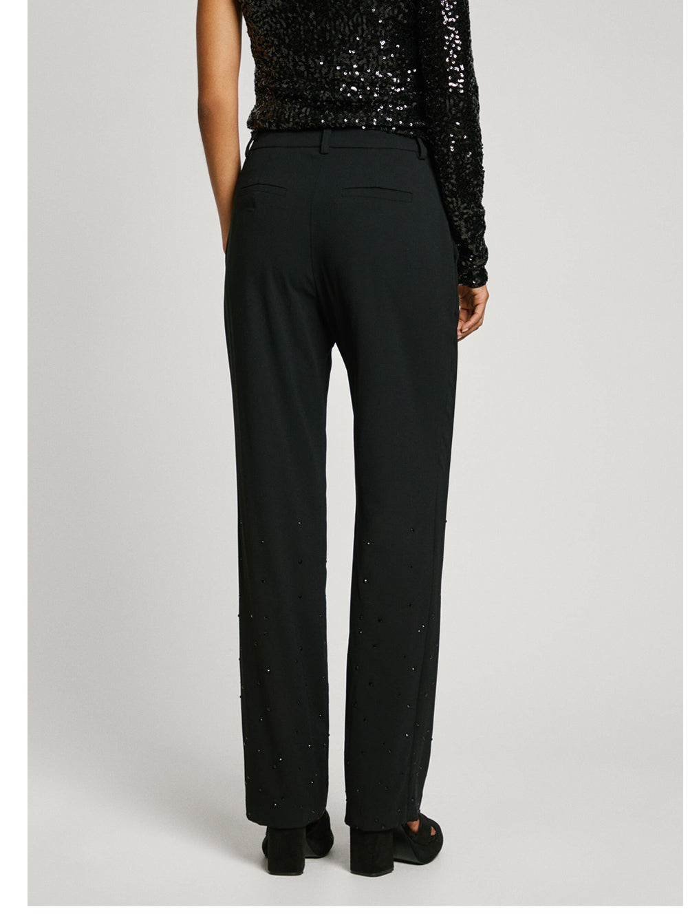 Pantalone Chino Pepe Jeans Amelia da Donna - Nero