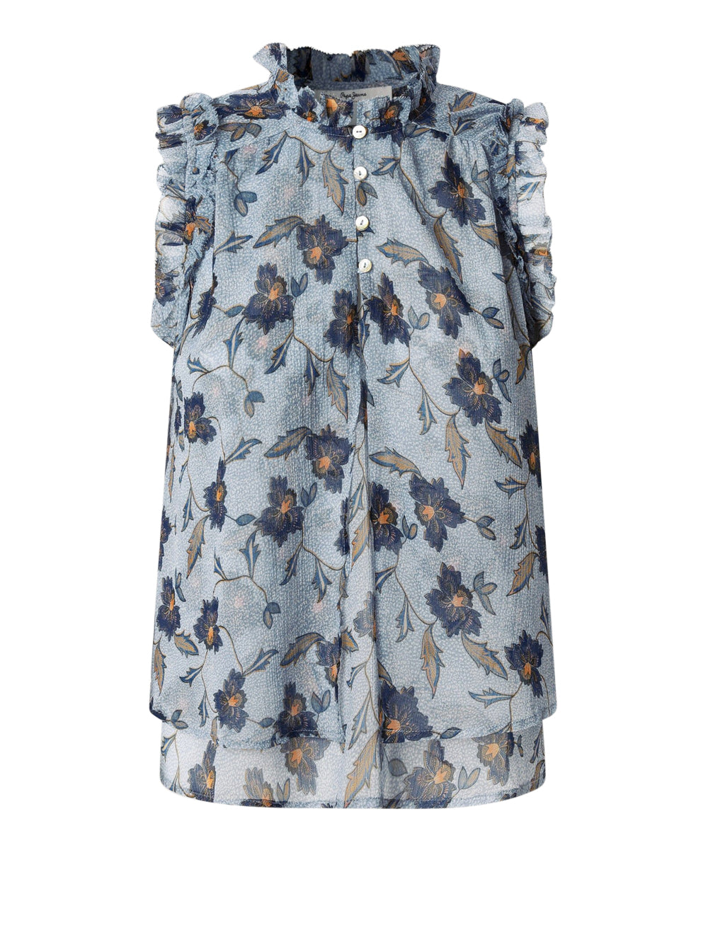 Blusa Pepe Jeans Enid da Donna - Blu