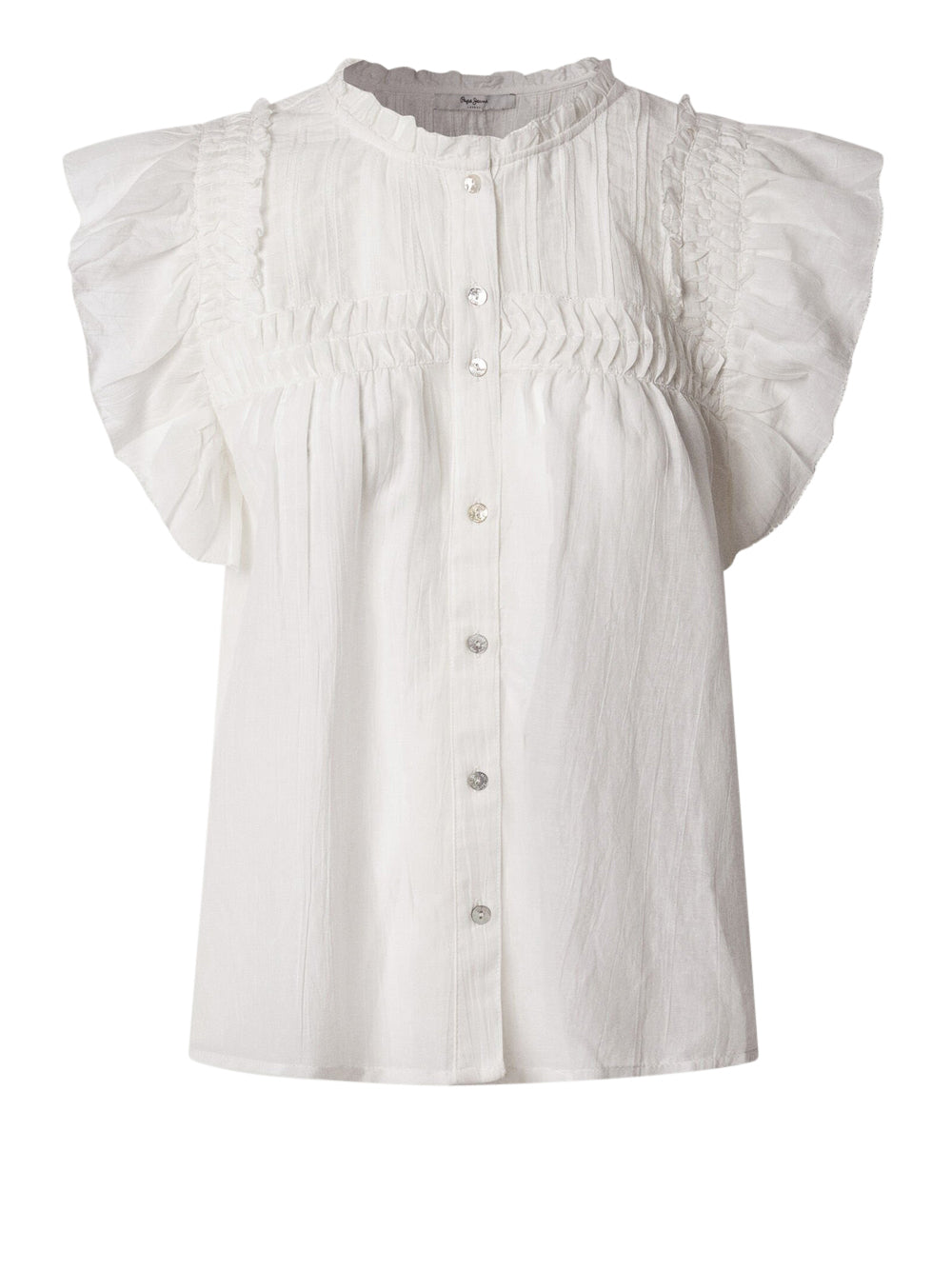 Camicia Casual Pepe Jeans Diallo da Donna - Bianco