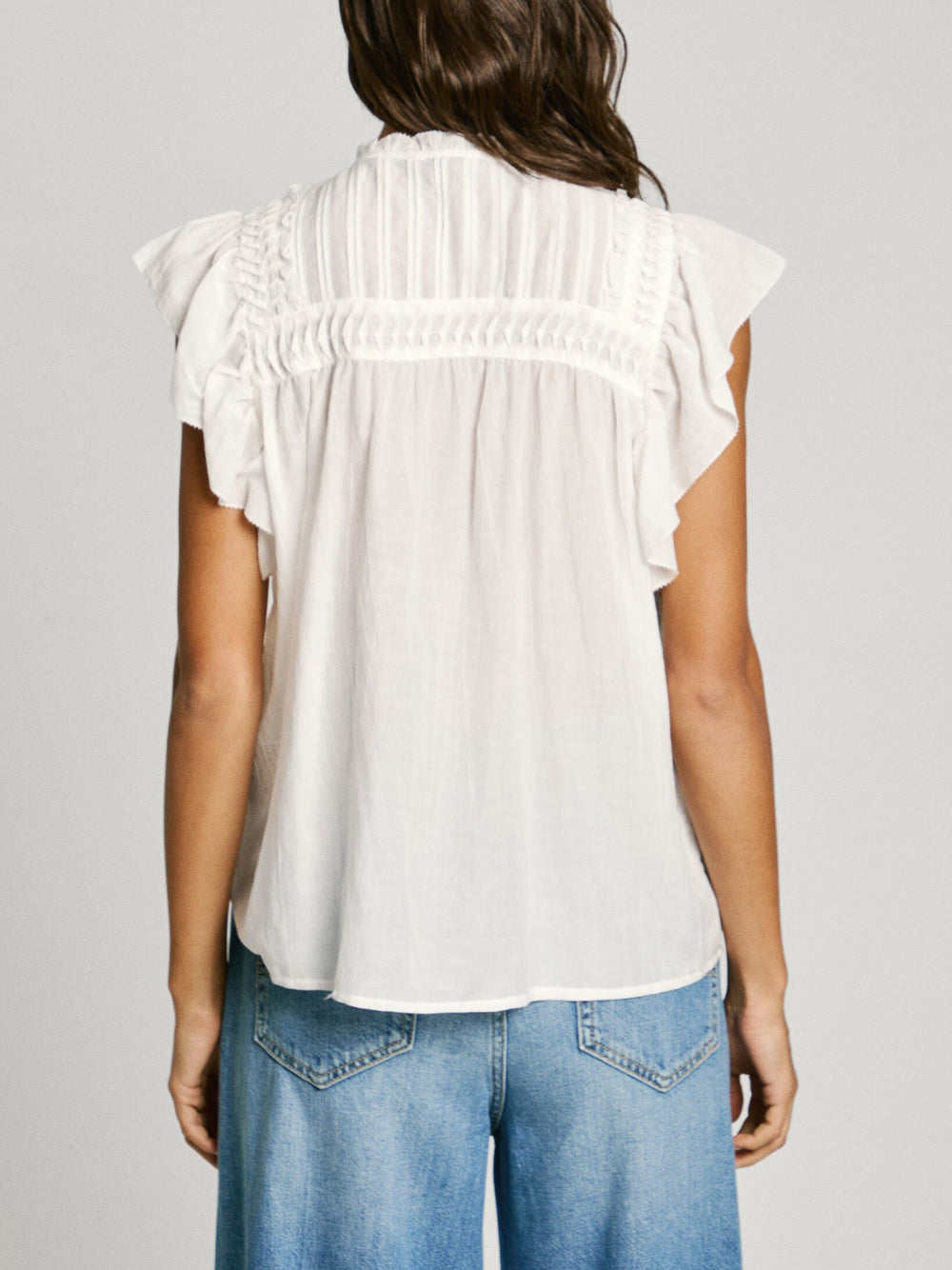 Camicia Casual Pepe Jeans Diallo da Donna - Bianco