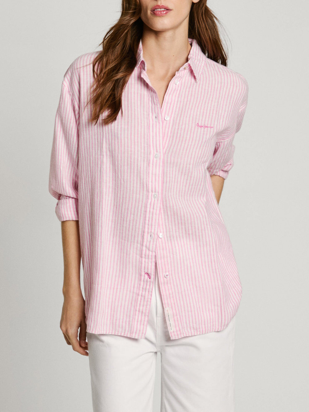Camicia Casual Pepe Jeans Dream da Donna - Fuxia Fucsia
