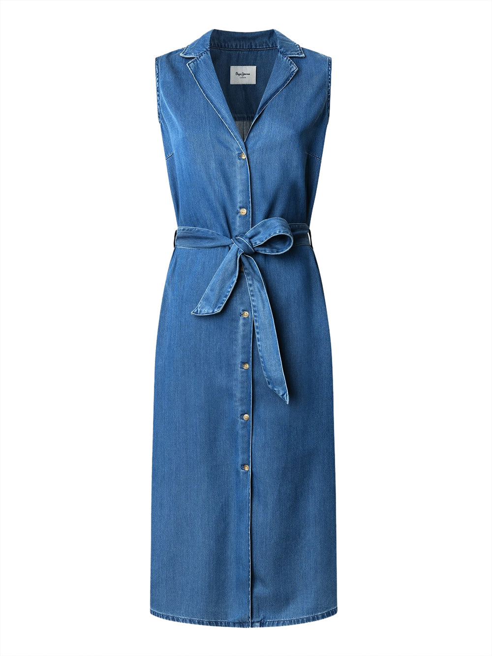 Vestito Midi Pepe Jeans Maggie da Donna - Denim