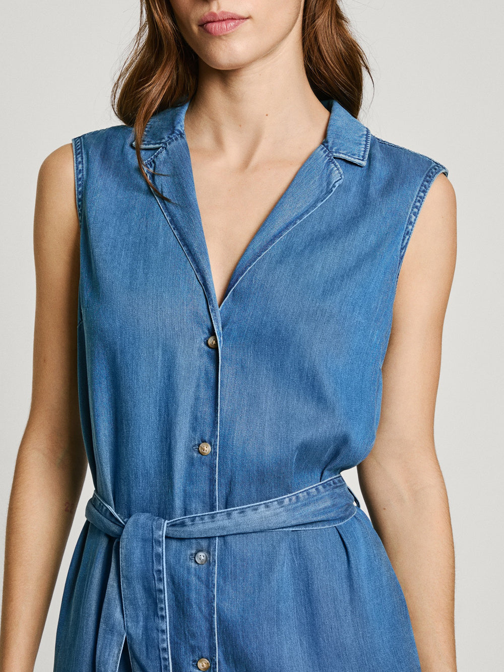 Vestito Midi Pepe Jeans Maggie da Donna - Denim