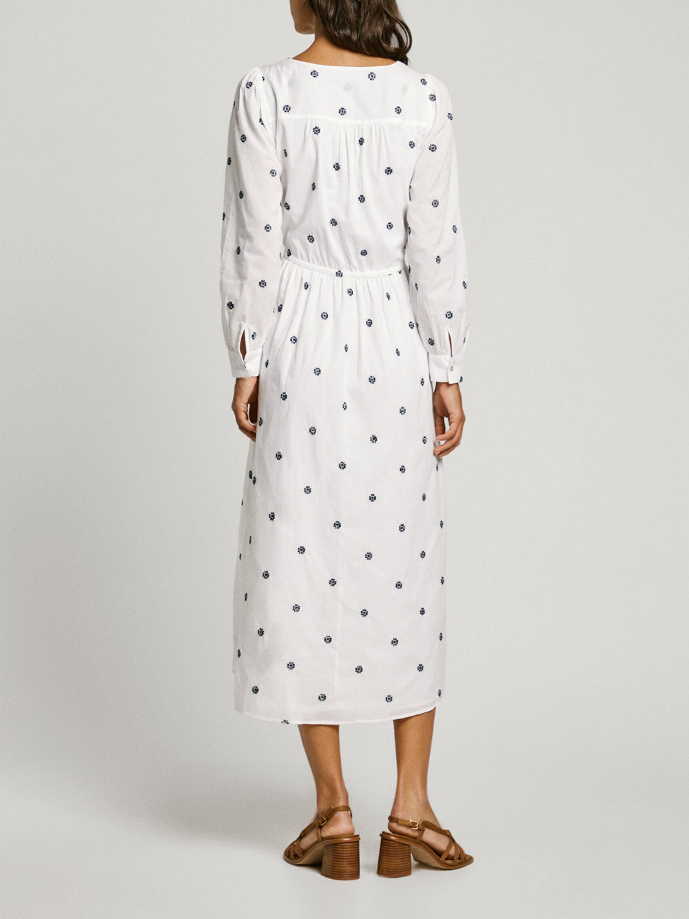 Vestito Longuette Pepe Jeans Deal da Donna - Bianco