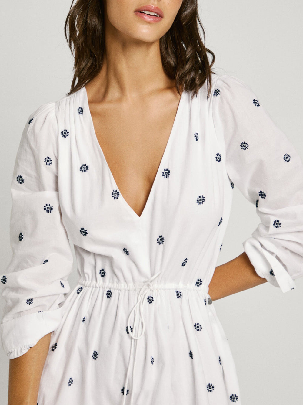 Vestito Longuette Pepe Jeans Deal da Donna - Bianco