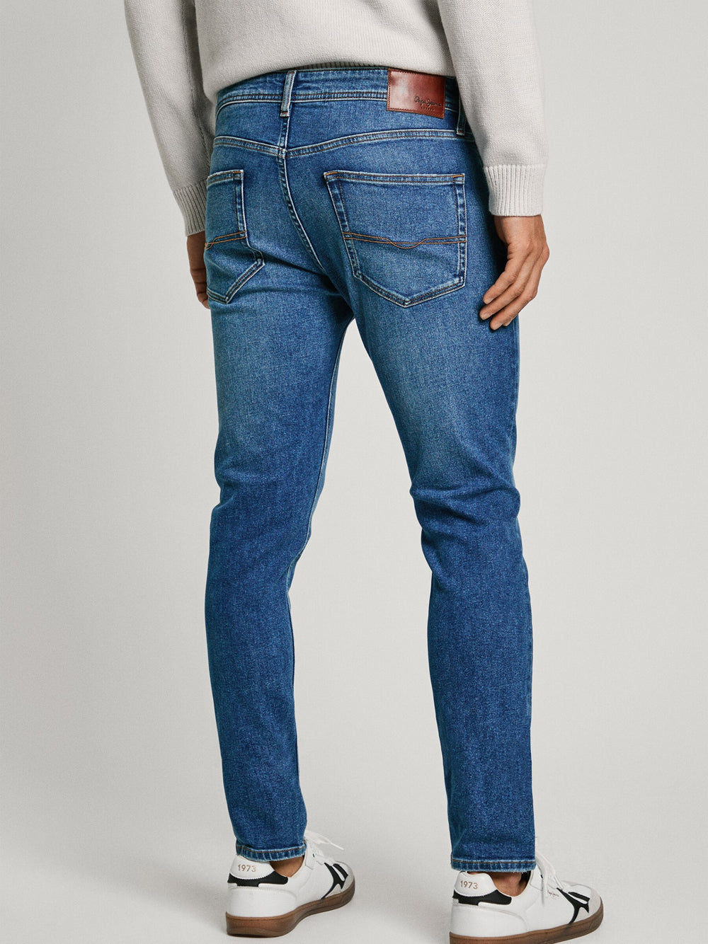 Jeans Tapered Pepe Jeans Stanley da Uomo - Denim