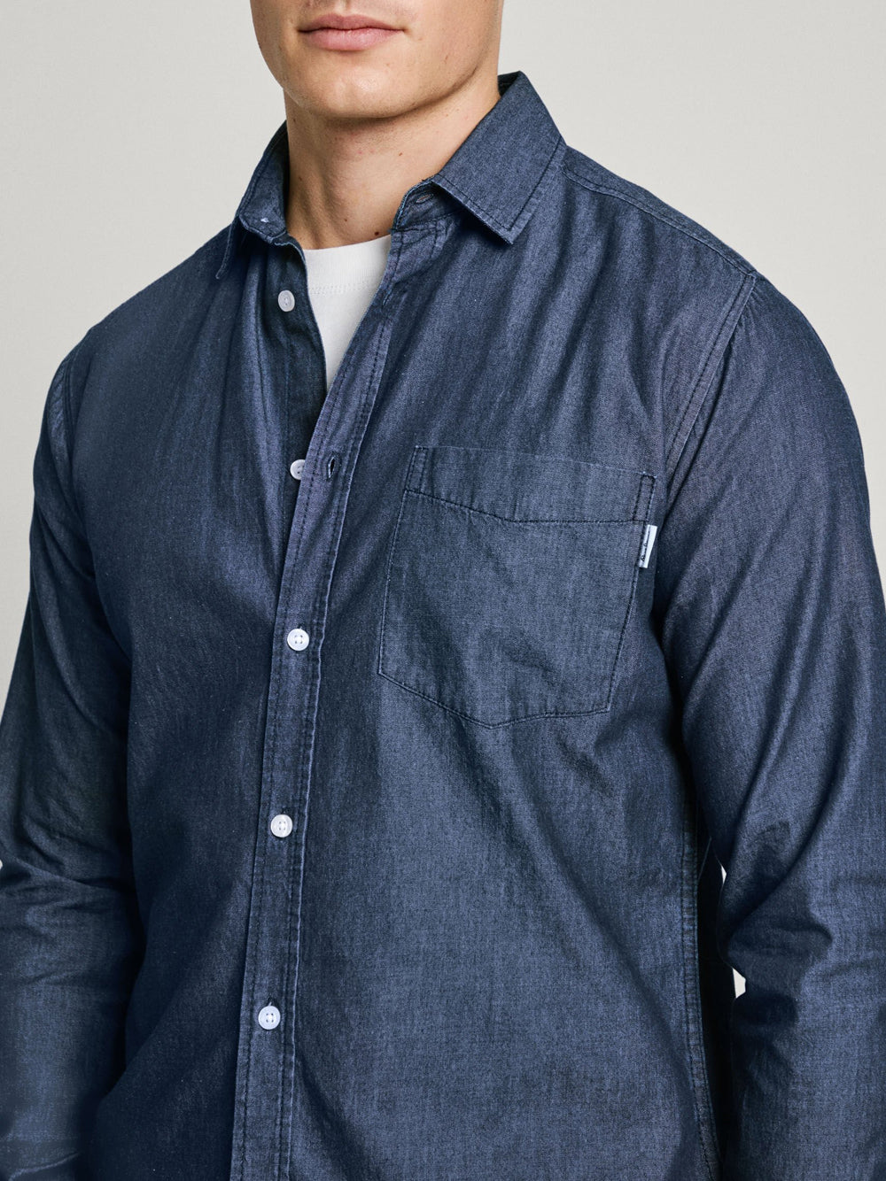 Camicia Casual Pepe Jeans da Uomo - Blu