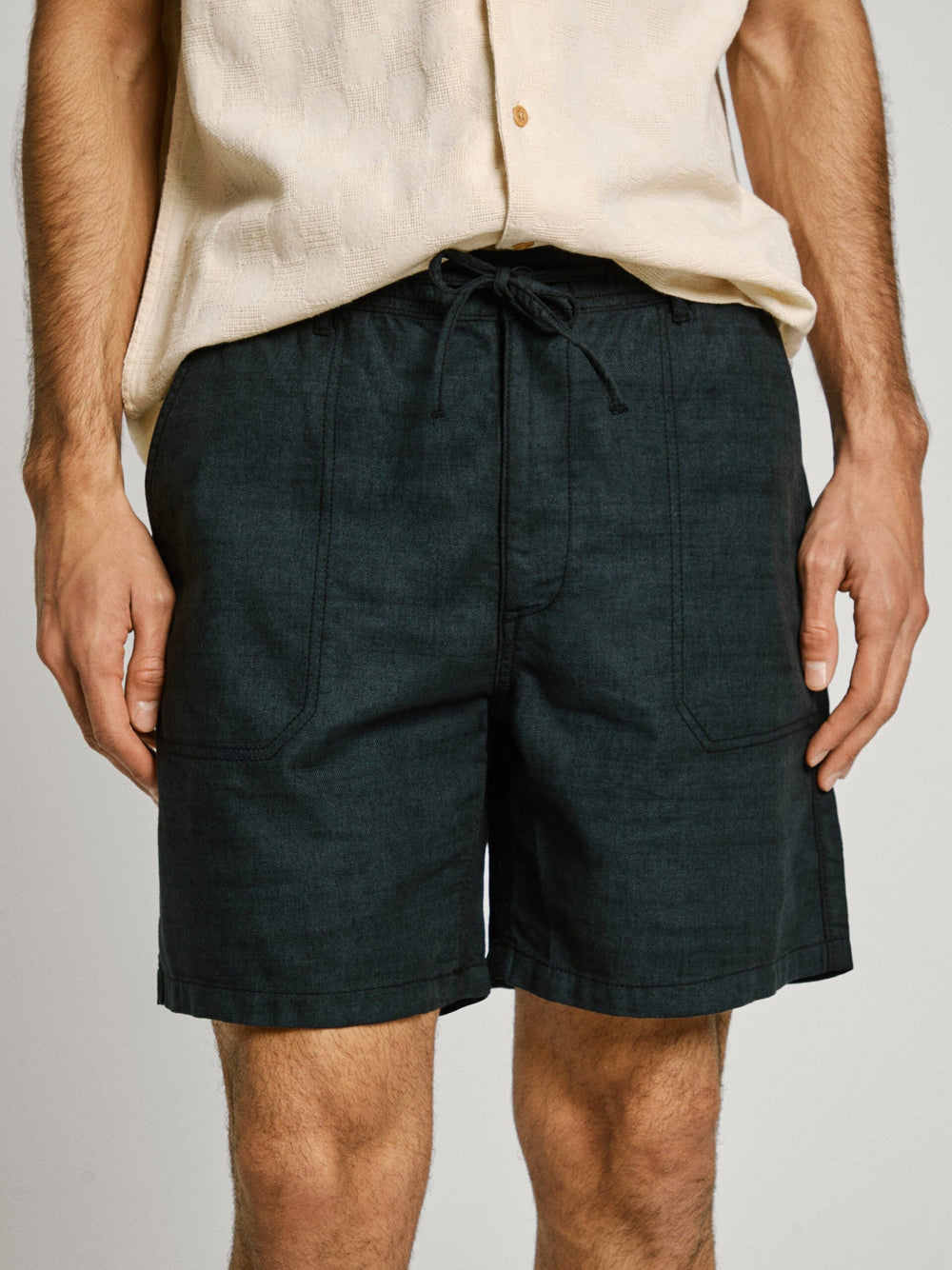 Bermuda Casual Pepe Jeans da Uomo - Nero