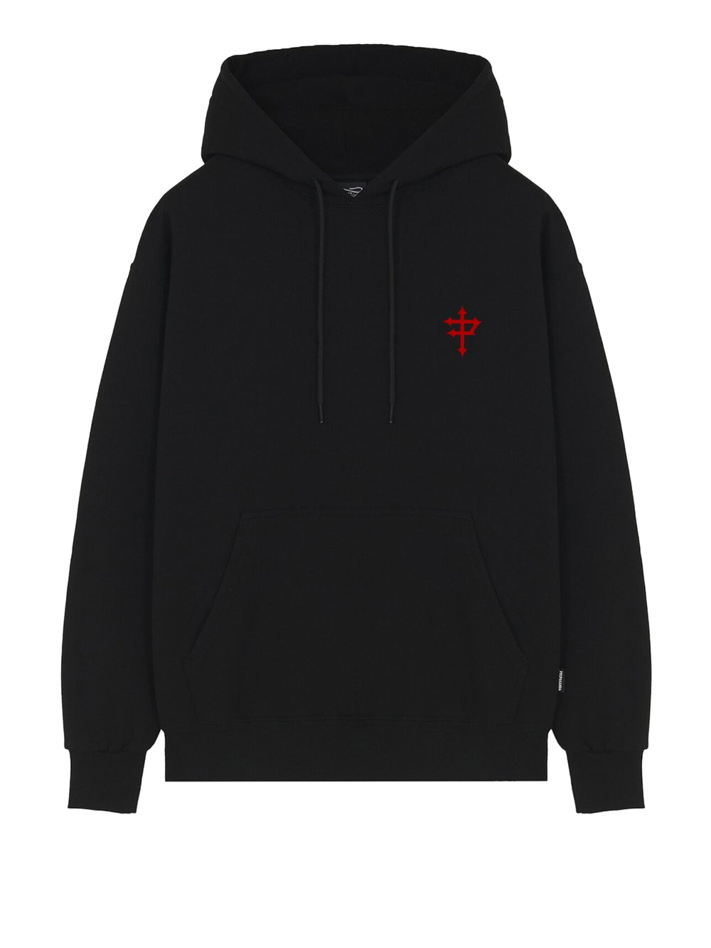 Felpa Cappuccio Propaganda da Uomo - Nero