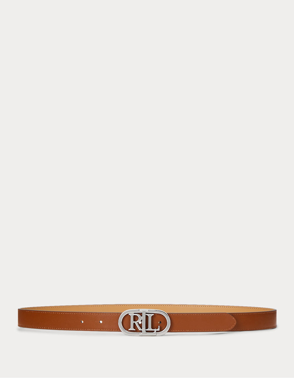 Cintura Ralph Lauren Oval Rev da Donna - Marrone