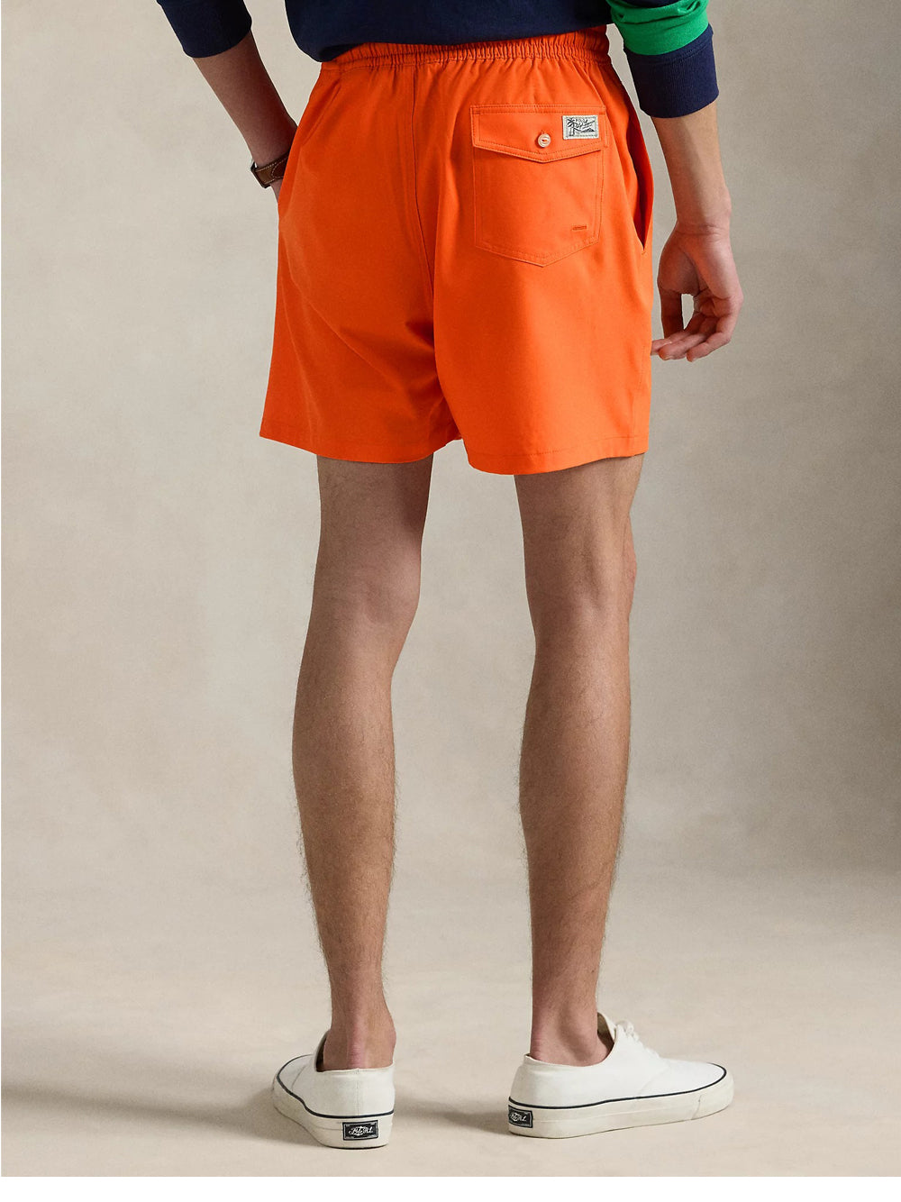 Shorts Mare Ralph Lauren Traveler da Uomo - Arancione