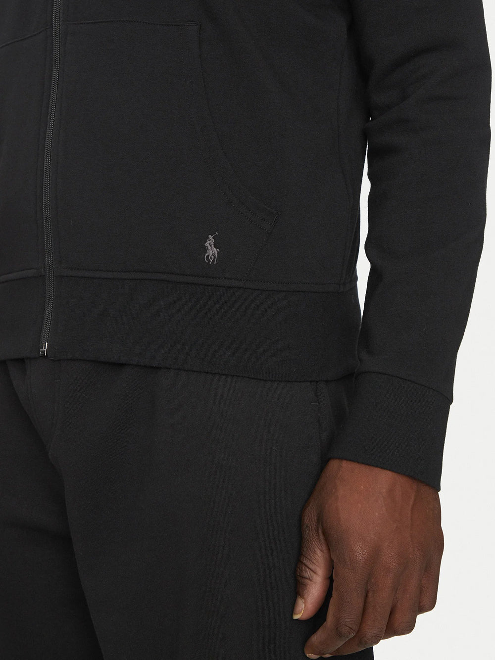 Felpa Zip Ralph Lauren da Uomo - Nero