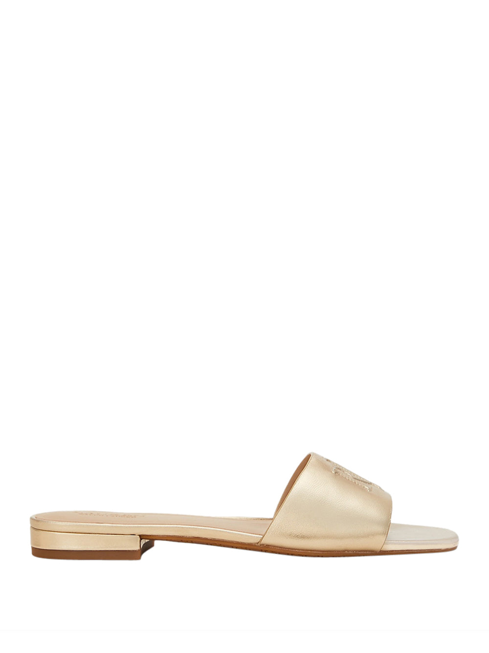 Ciabatte Ralph Lauren Everley da Donna - Oro