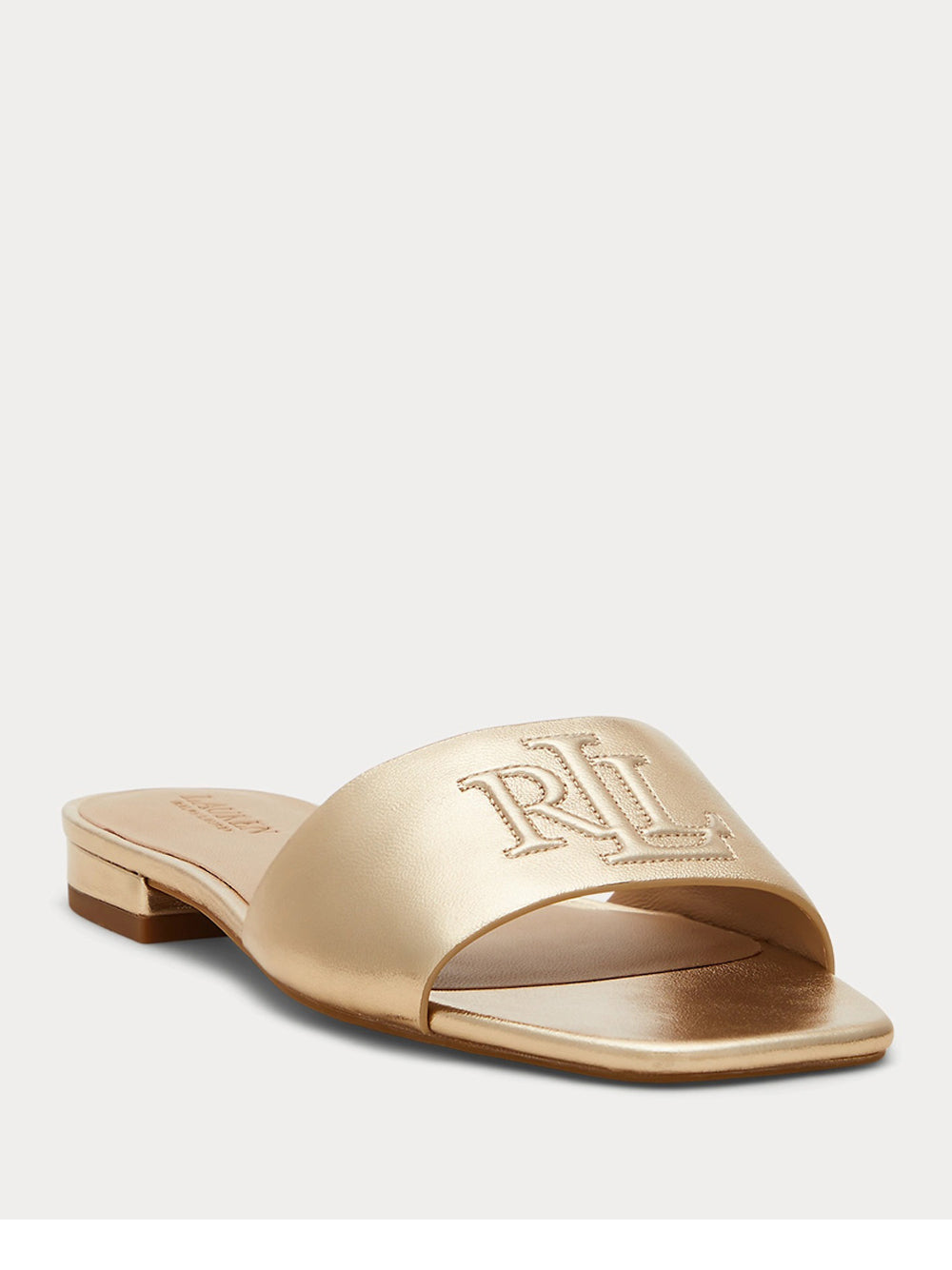 Ciabatte Ralph Lauren Everley da Donna - Oro