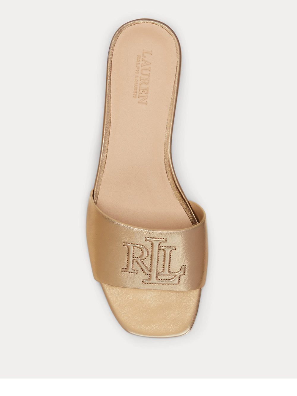 Ciabatte Ralph Lauren Everley da Donna - Oro