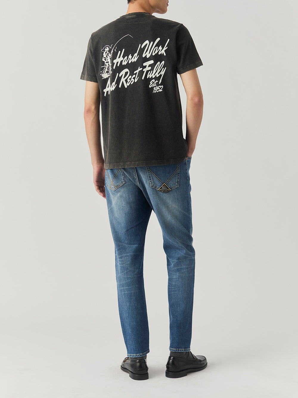 Jeans Tapered Roy Rogers da Uomo - Denim