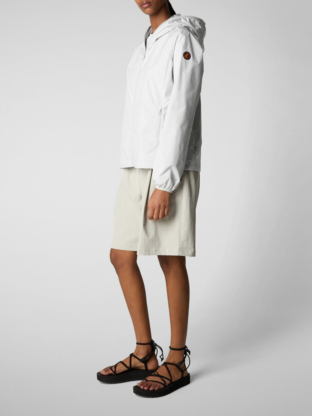 Giubbino Save The Duck Stella Hooded da Donna - Bianco