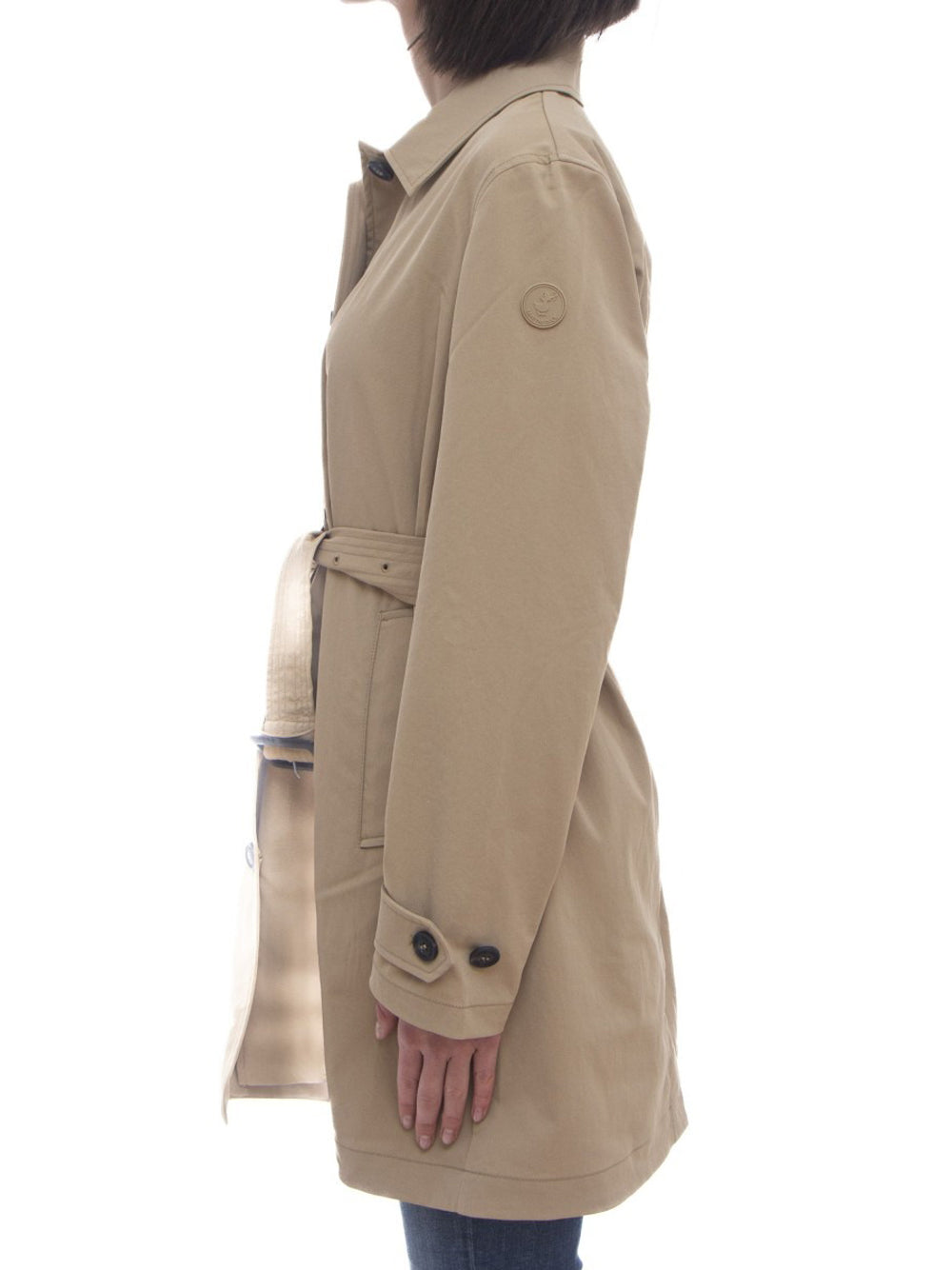 Trench Save The Duck Verve Coat da Donna - Beige