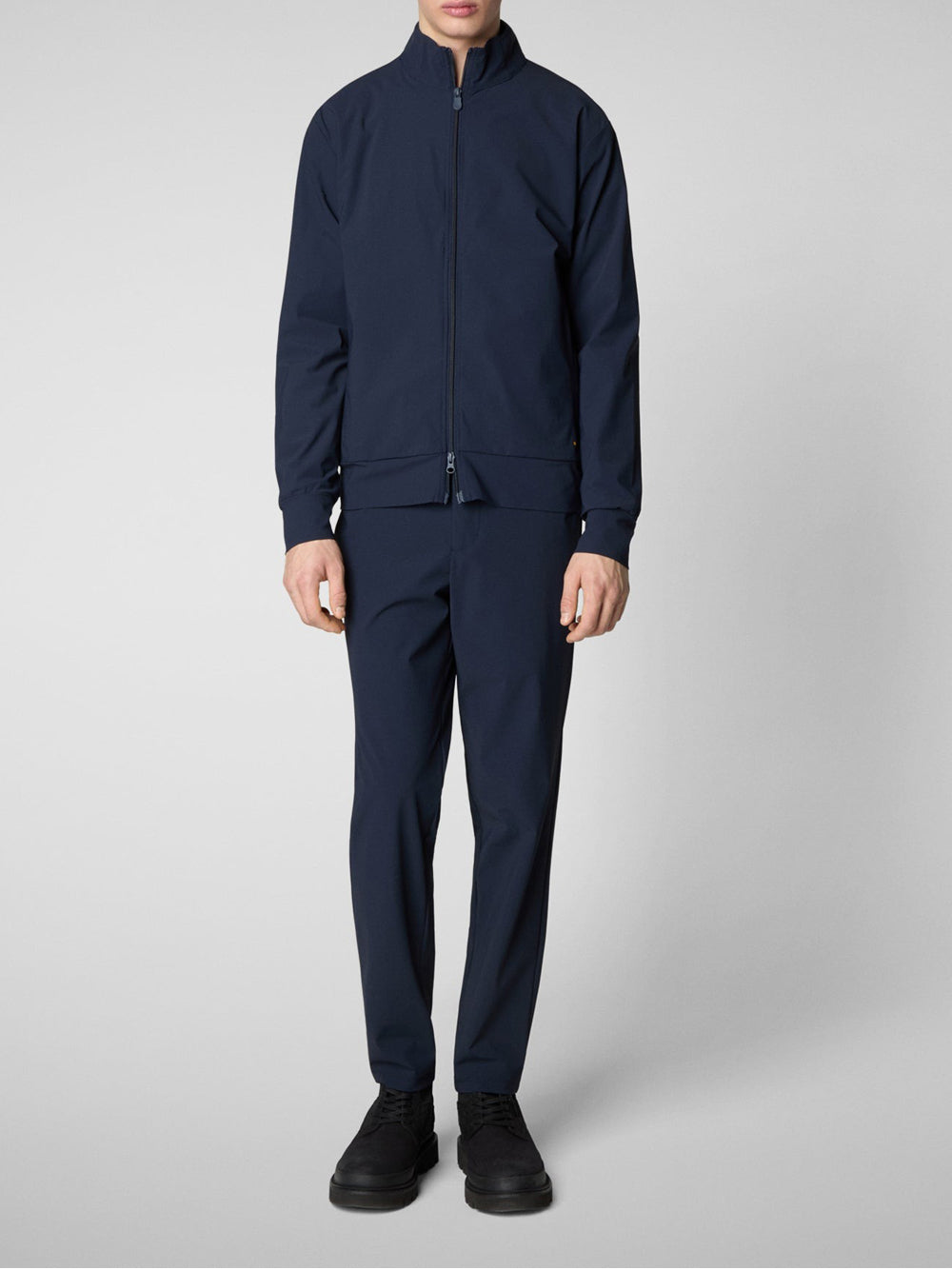 Felpa Zip Save The Duck Tulio da Uomo - Blu