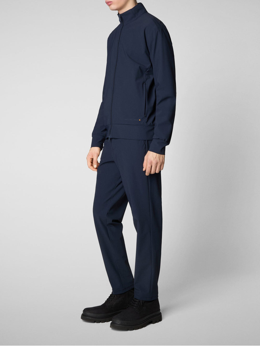 Felpa Zip Save The Duck Tulio da Uomo - Blu