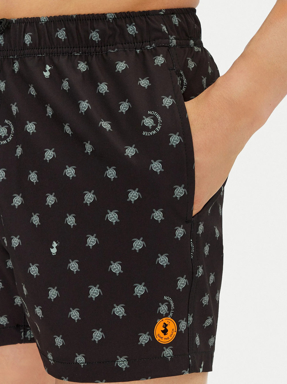 Shorts Mare Save The Duck Ademir da Uomo - Nero